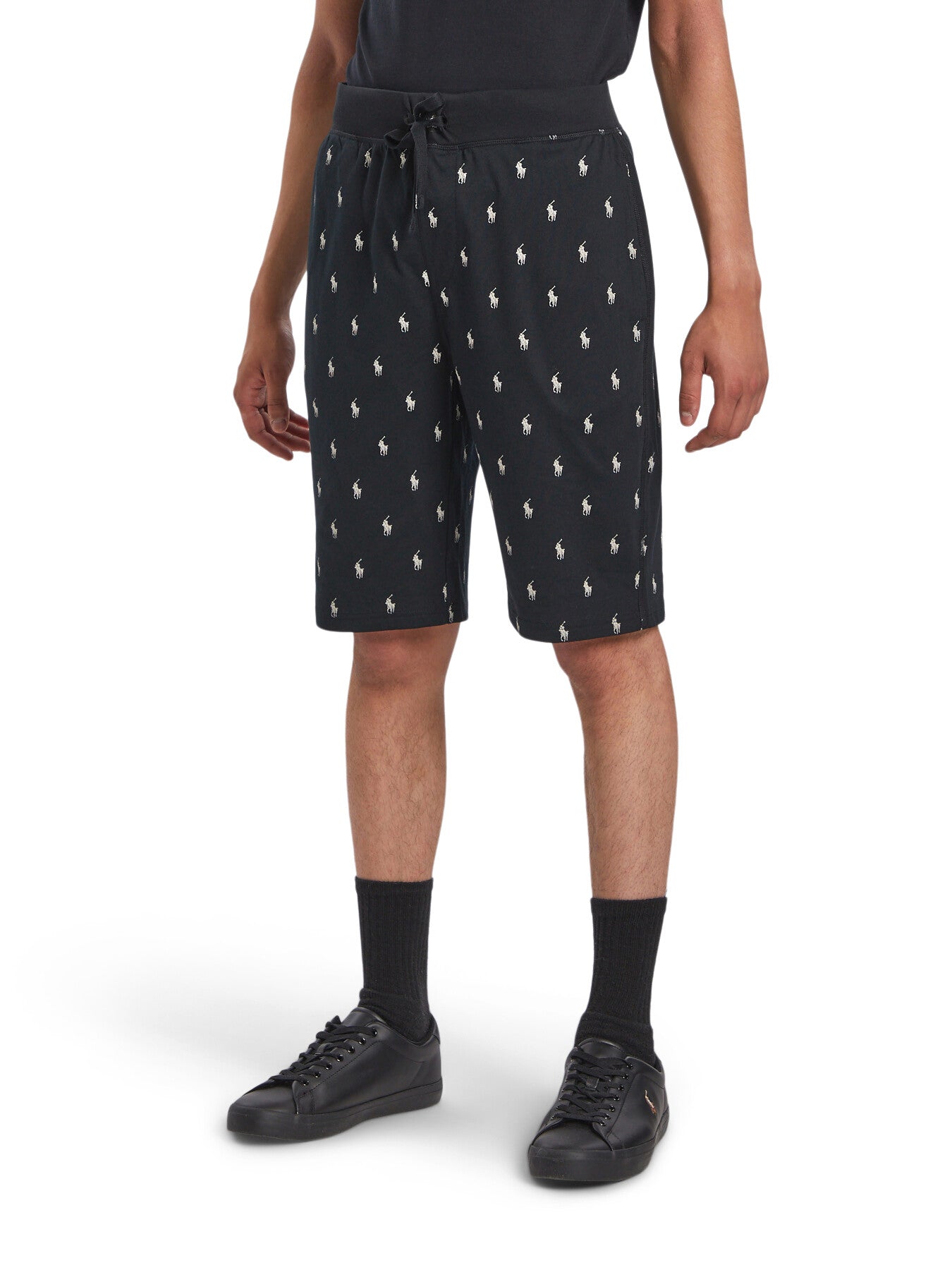 Allover Pony Cotton Jersey Sleep Shorts