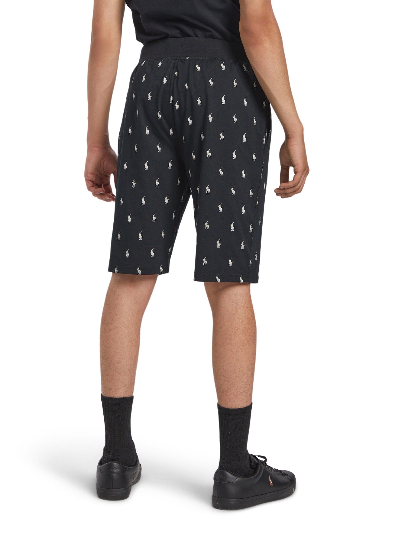 Allover Pony Cotton Jersey Sleep Shorts