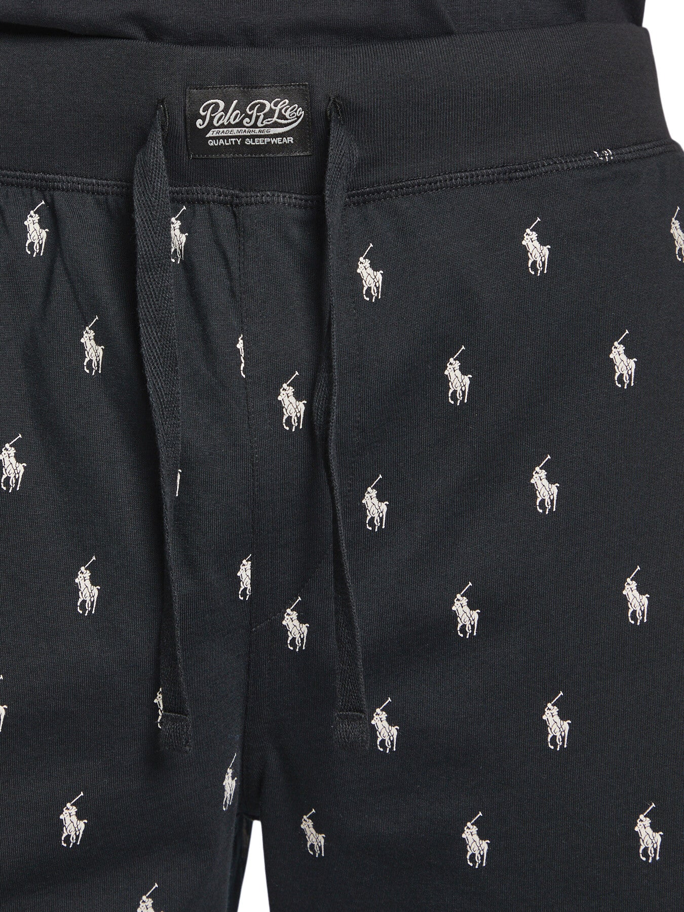 Allover Pony Cotton Jersey Sleep Shorts