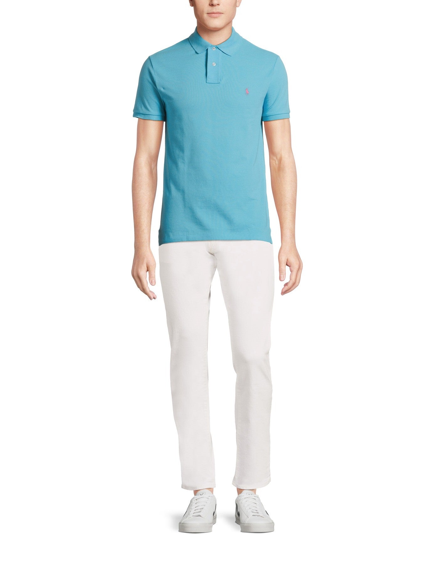 Mesh Slim Fit Polo Shirt