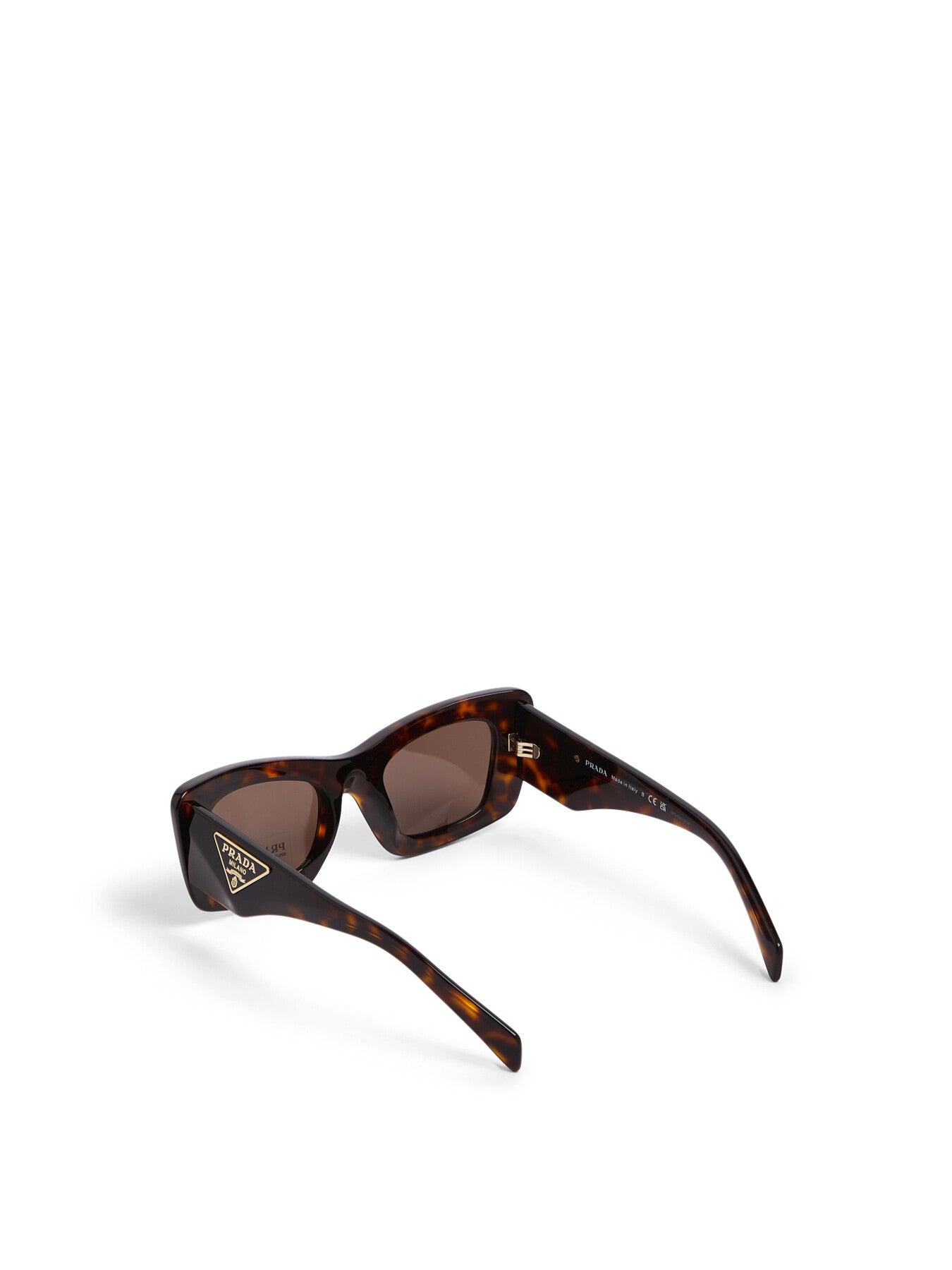 PR 13ZS Rectangular Geometric Acetate Sunglasses
