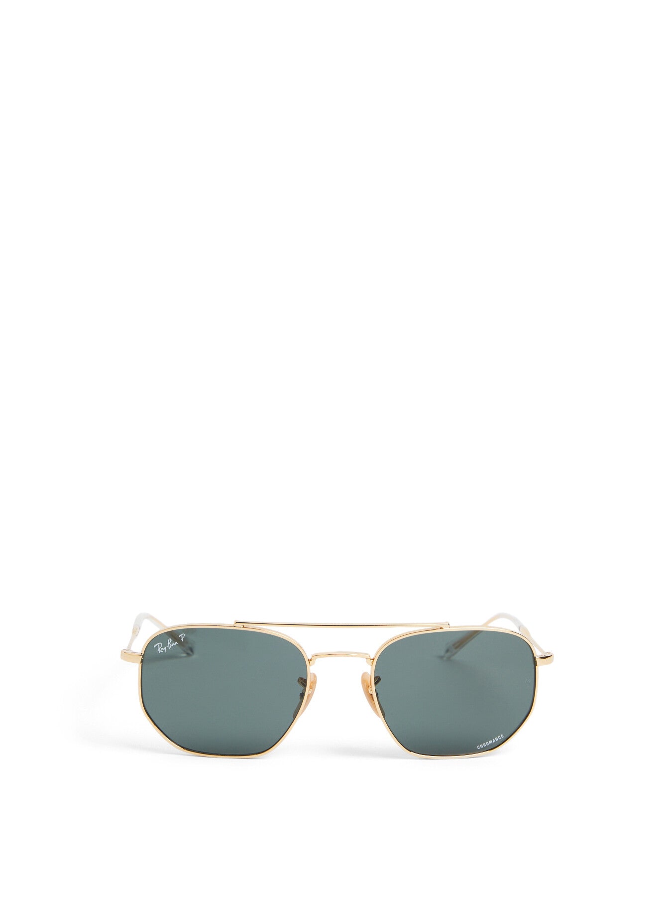 RB3707 Angular Polarised Metal Sunglasses