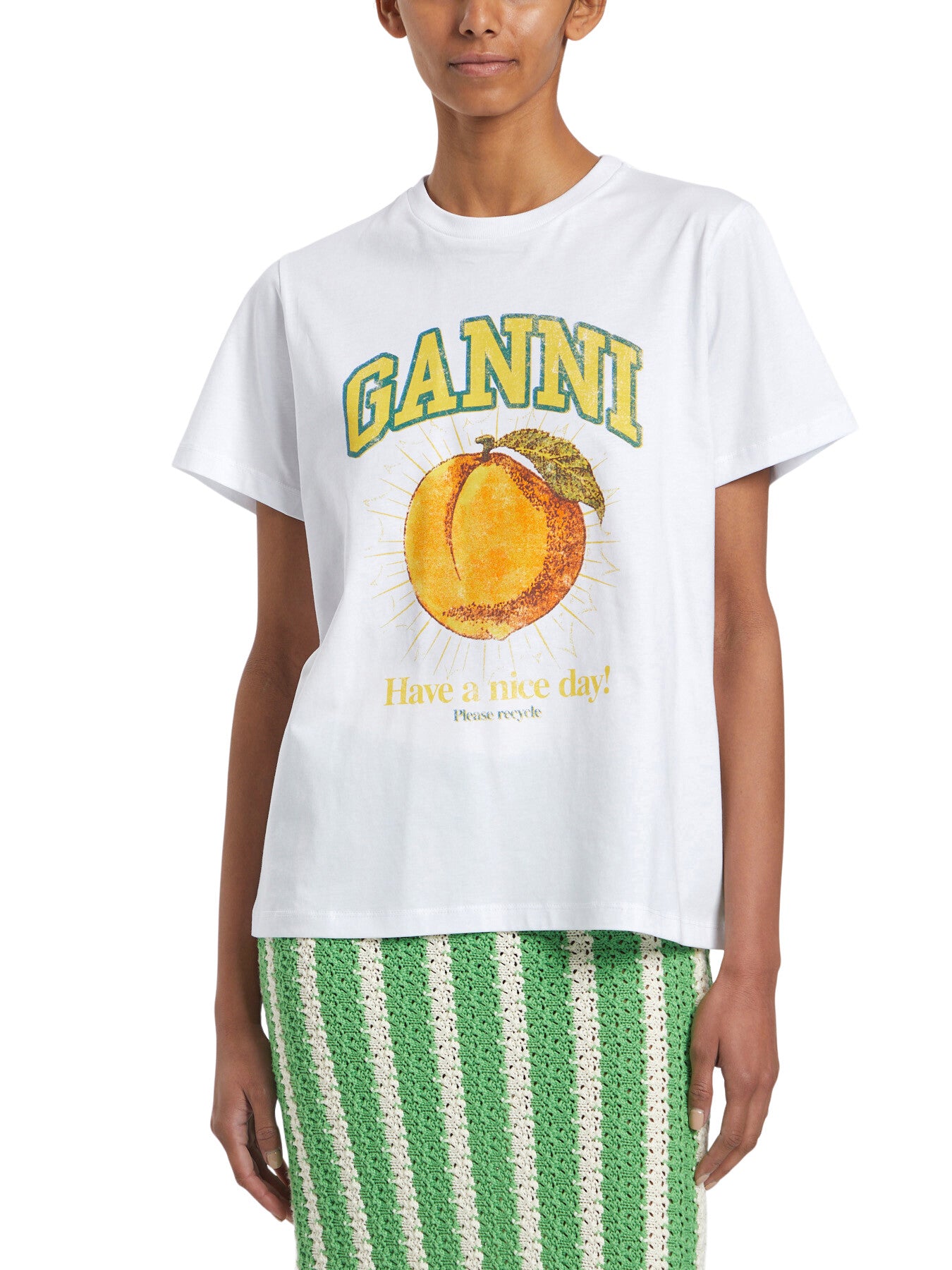 Basic Jersey Peach Relaxed T-shirt