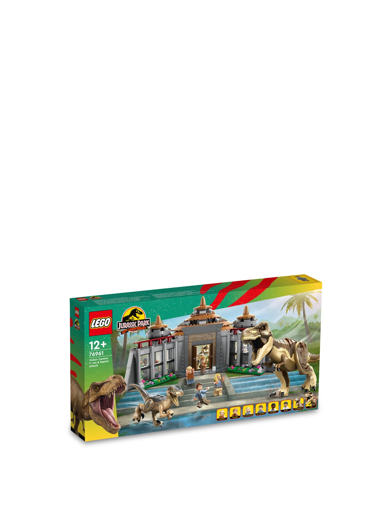 Jurassic World Visitor Center T. rex Raptor Attack Set 76961