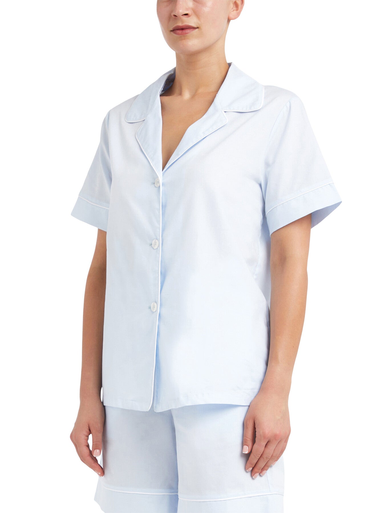 Canterbury Cotton Short Sleeved Pyjama Top