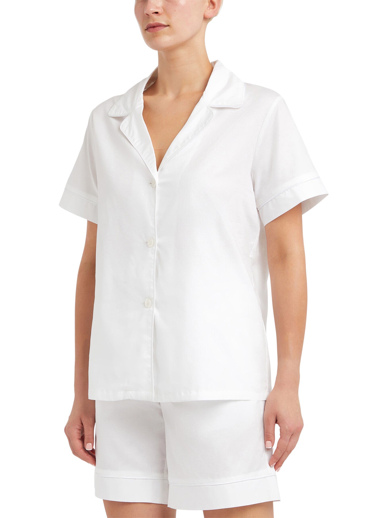 Canterbury Cotton Short Sleeved Pyjama Top