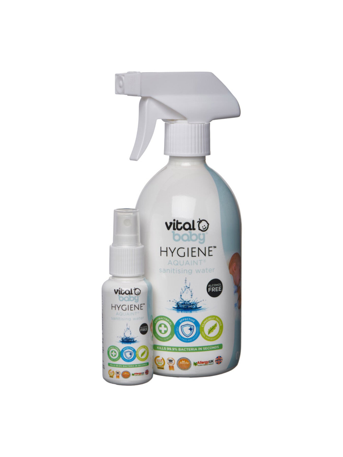 Vital Baby HYGIENE AQUAINT® sanitising water 500ml
