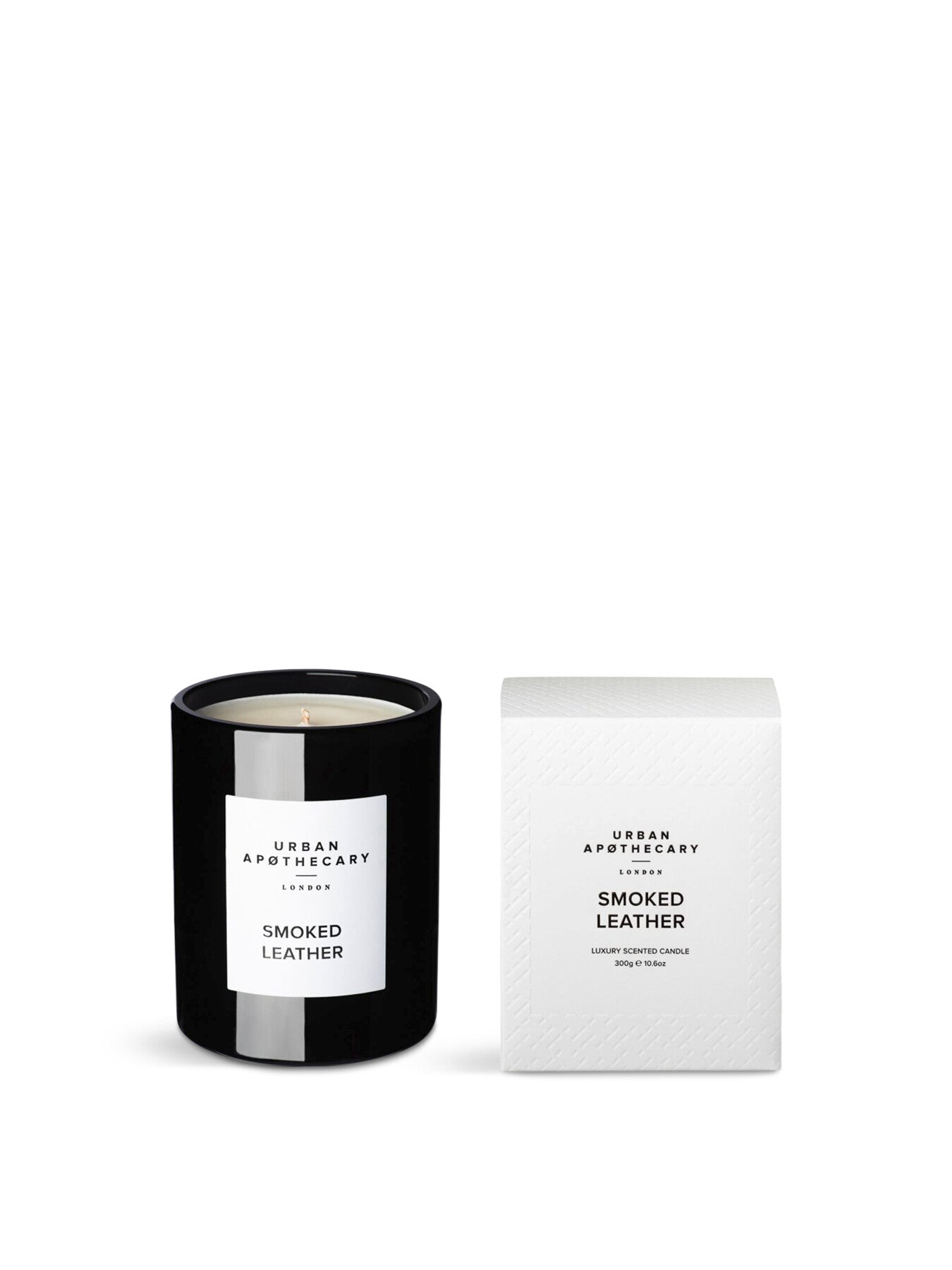 300g Smoked Leather Luxury Candle