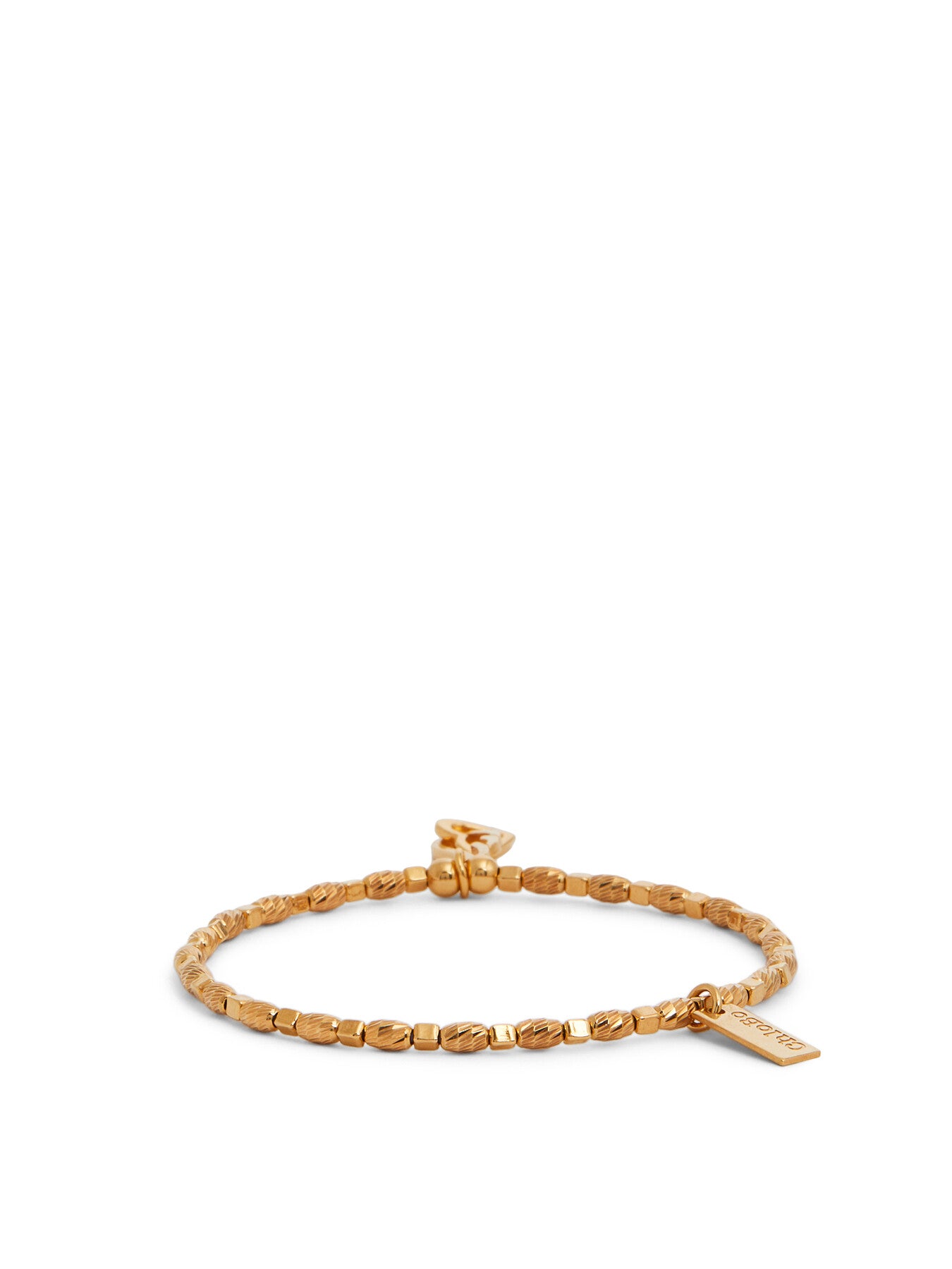 Soul Glow Interlocking Heart And Angel Wing Bracelet
