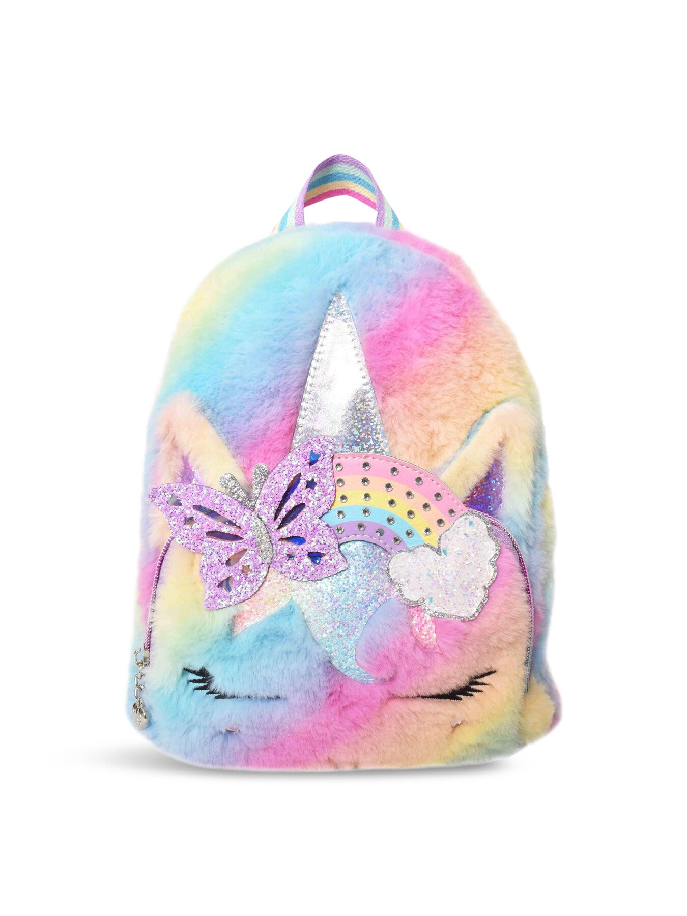 GWEN OMBRE FAUX FUR MINI BACKPACK