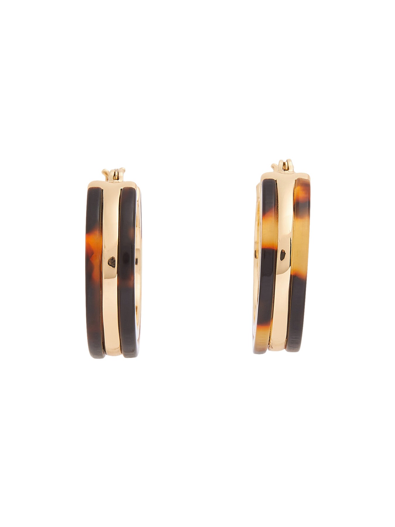 Lauren Ralph Lauren Tort Gold Hoop Earrings
