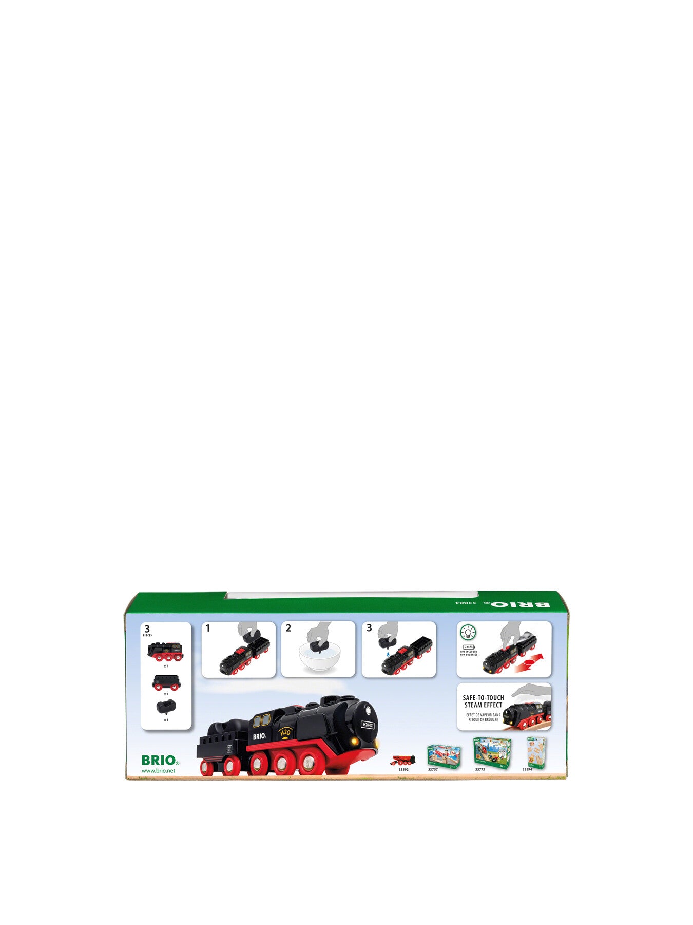 Battery-Operated Steaming Train
