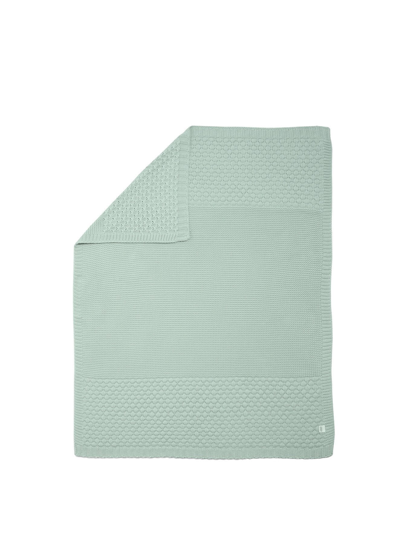 Knitted BlanketB ubble Blue