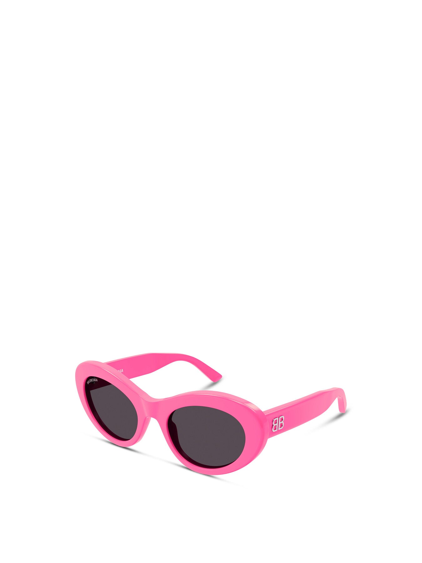 BB0294S Round Pink BB Logo Acetate Sunglasses