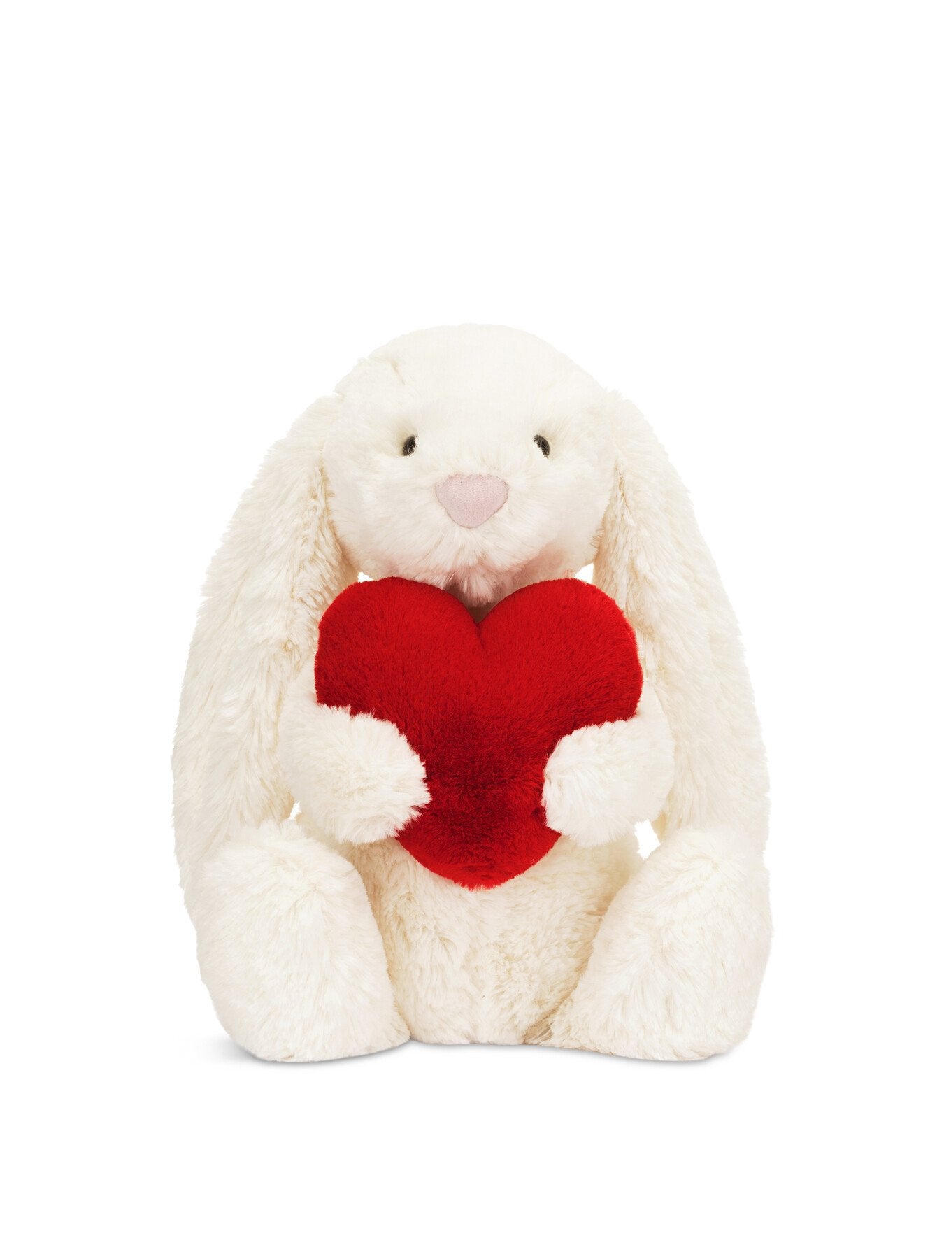 Bashful Red Love Heart Bunny Original