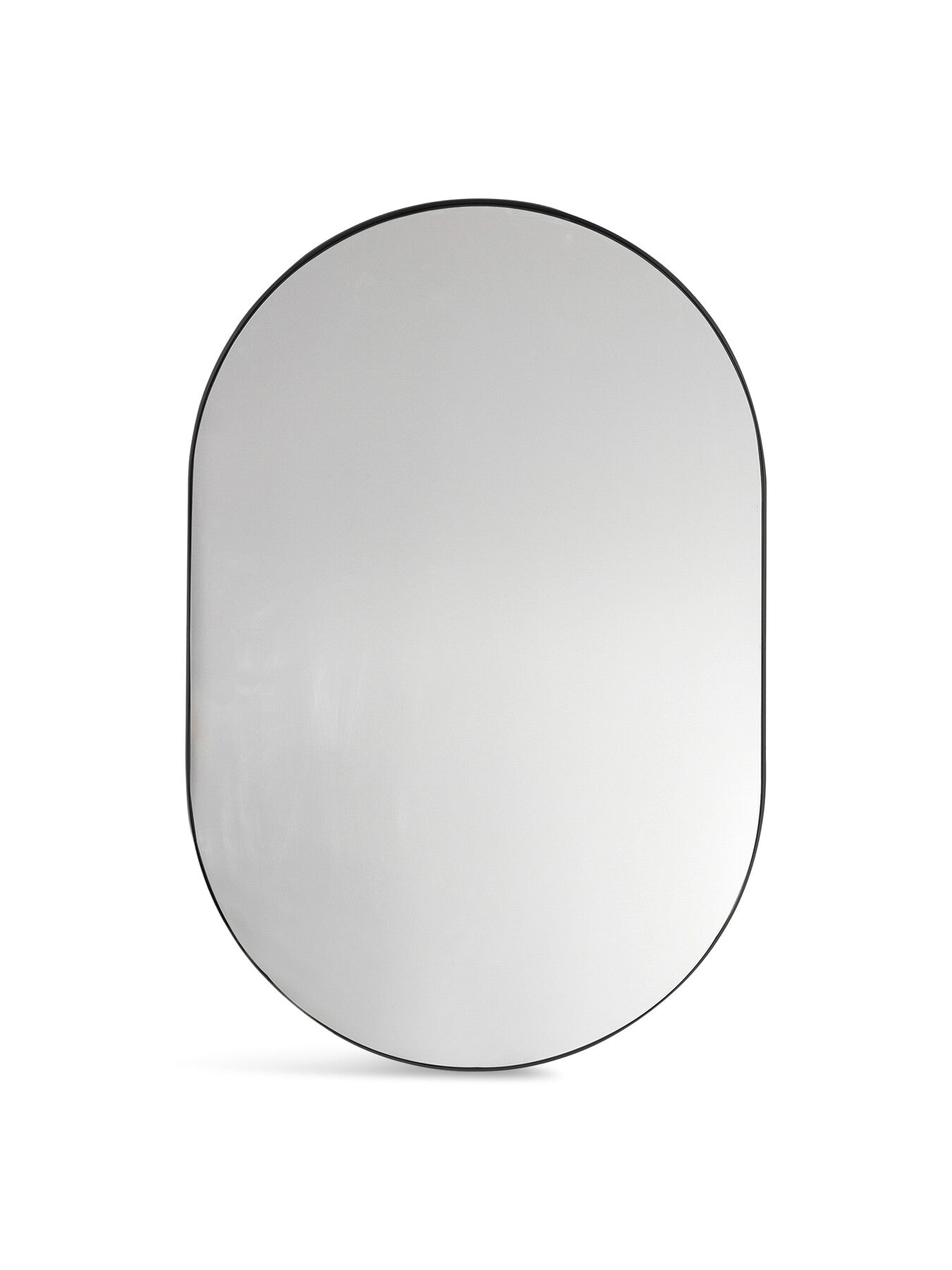 Harper Curved Mirror 90x60cm Black