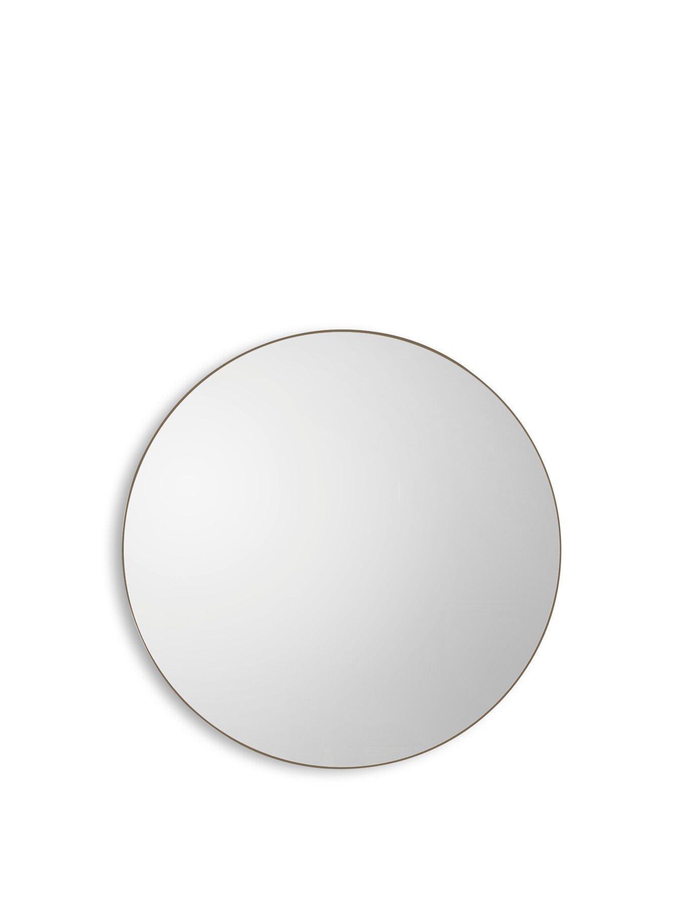 Bianca Round Mirror 80cm Black