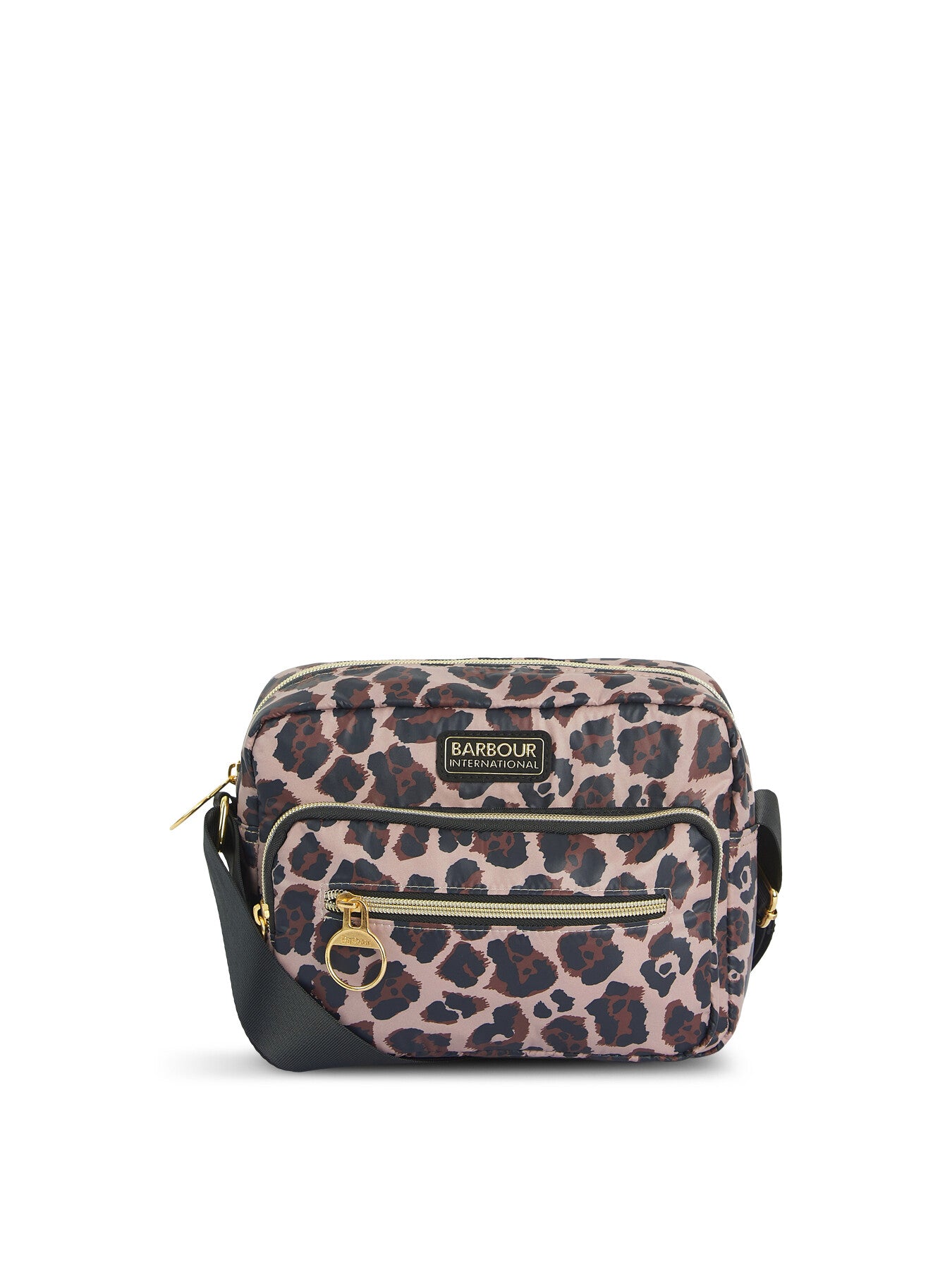 Boulevard Nylon Small Crossbody Bag Leopard