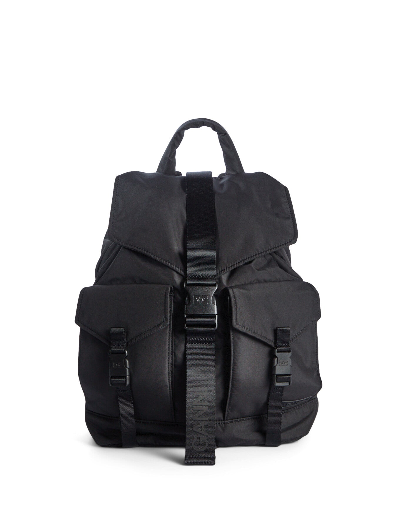 Recycled Tech Medium Backpack Black