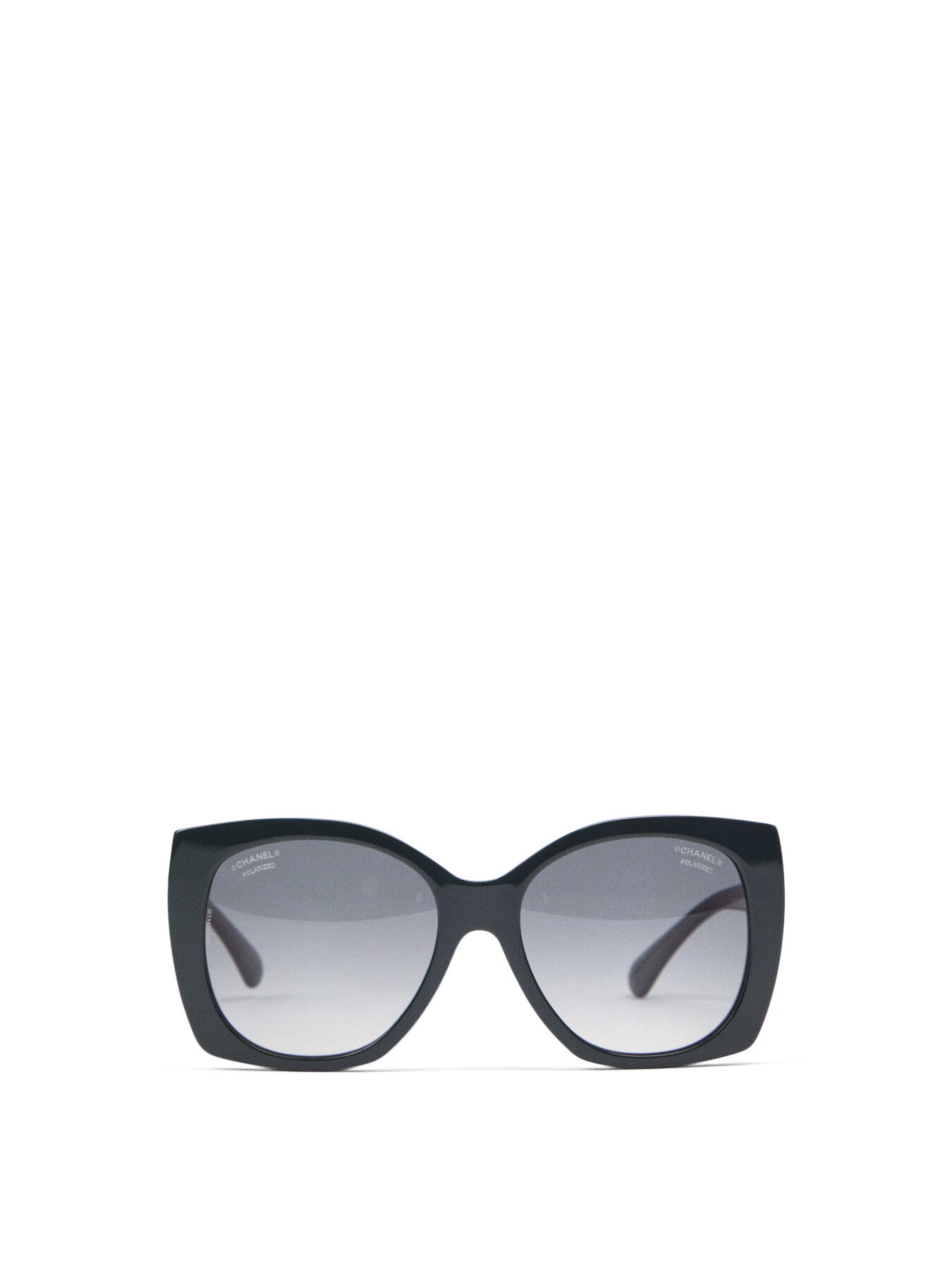 Coco Charms Heart Detail Square Acetate Sunglasses