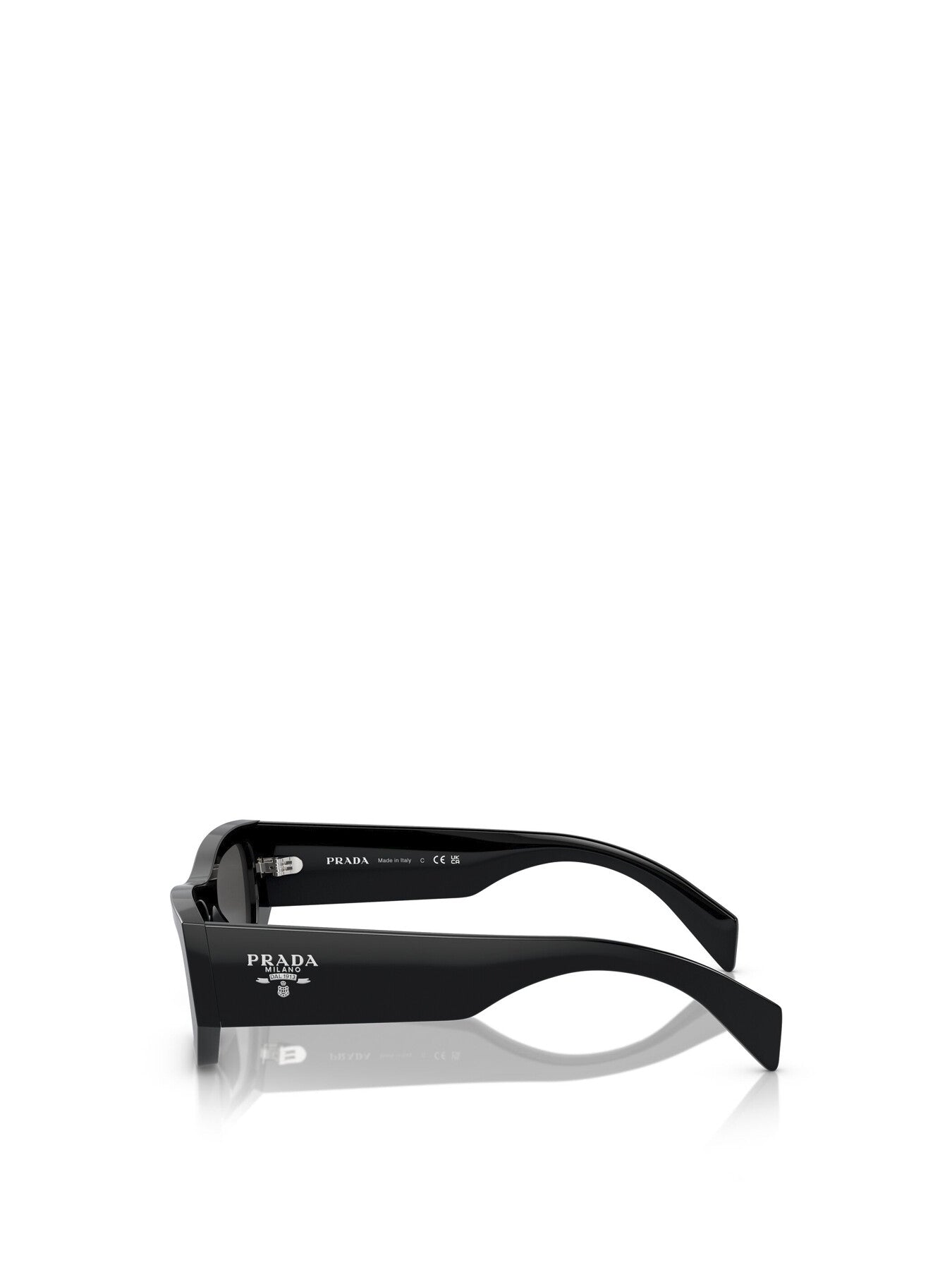 PR A01S Angular Slim Frame Acetate Sunglasses