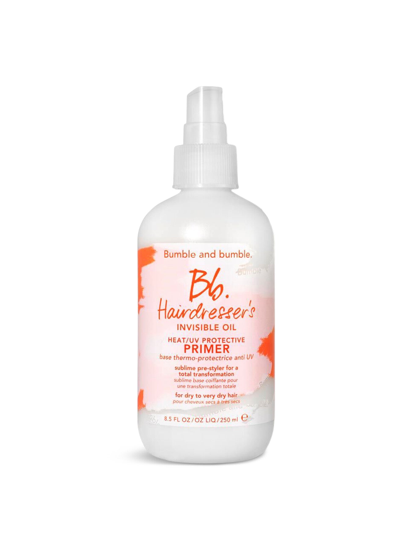 Hairdressers Invisible Oil UV Heat Protective Primer 250ml