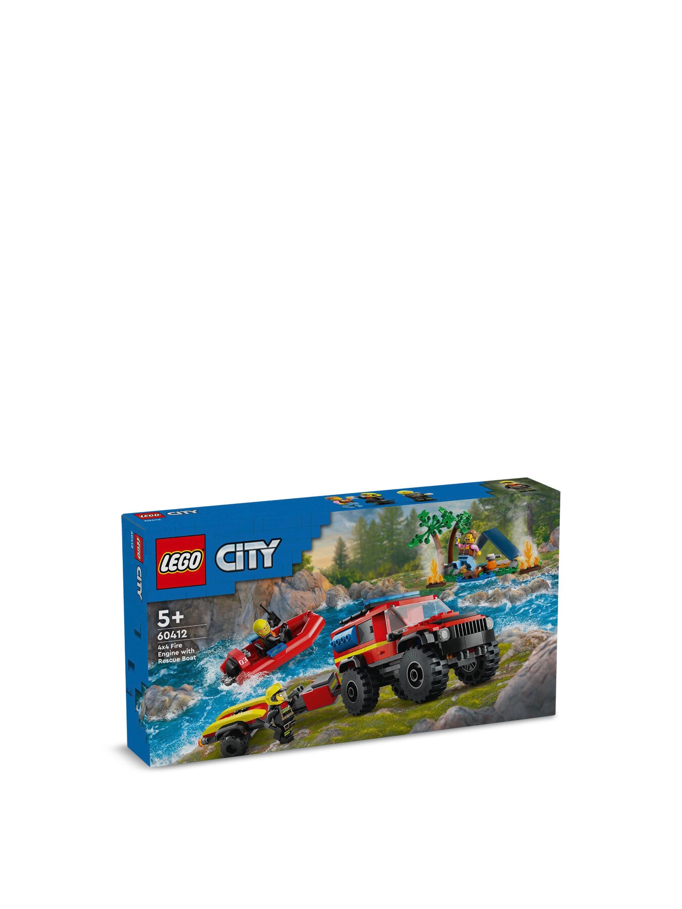 4x4 Fire Engine with Rescue Boat 60412