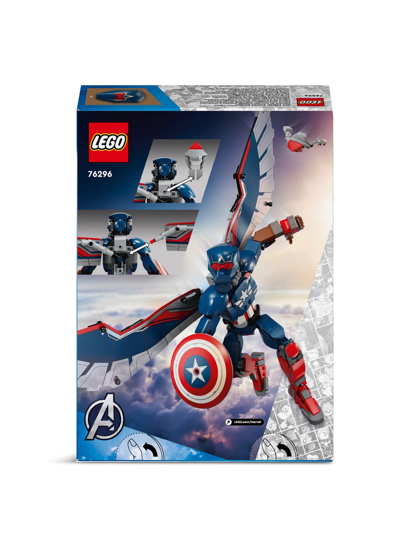LEGO® New Captain America Construction Figure