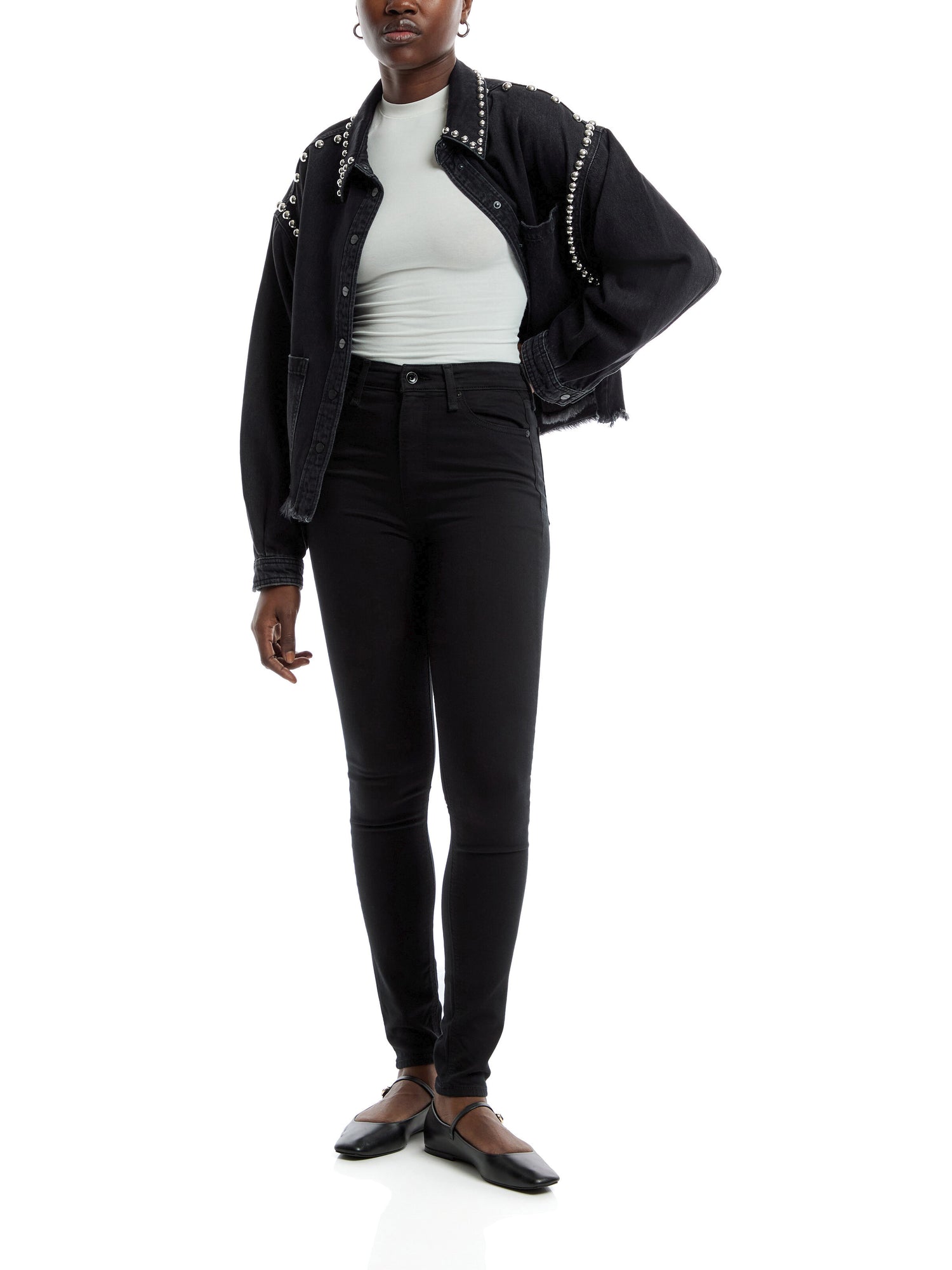 Nina High-Rise Skinny Jeans