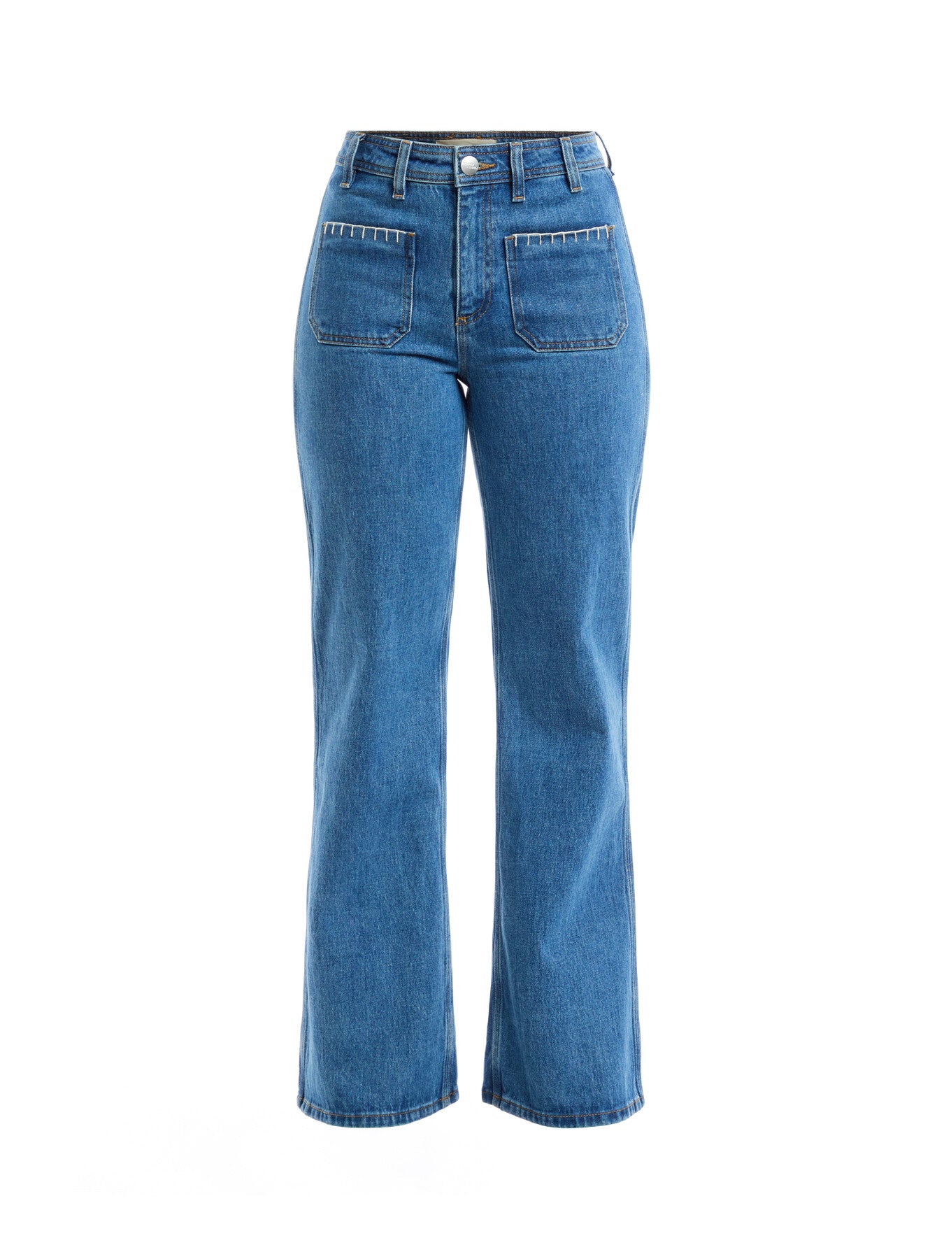 Patched Pocket Mabel Jeans