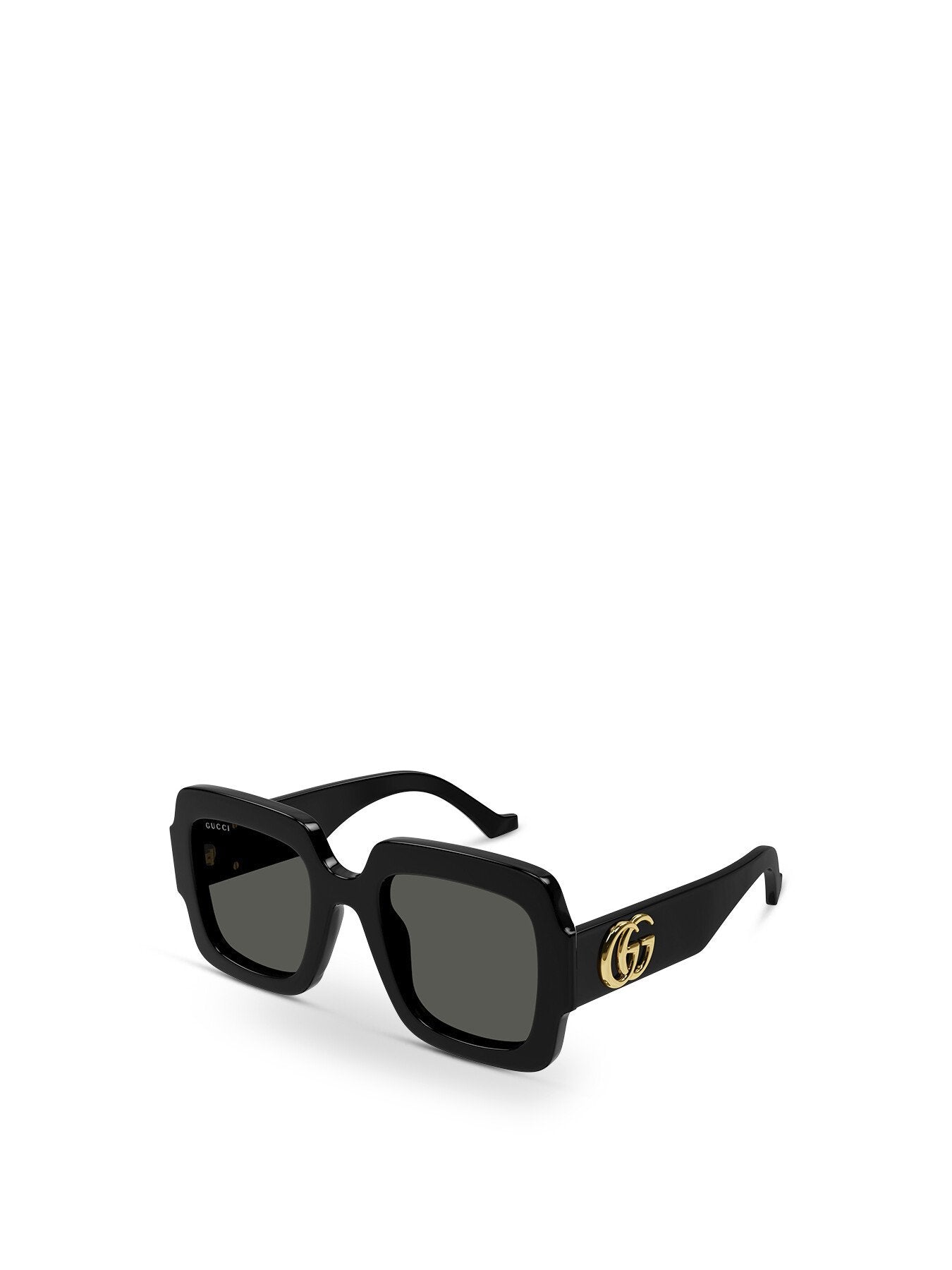 GG1547S Gucci Logo Recycled Acetate Square Sunglasses