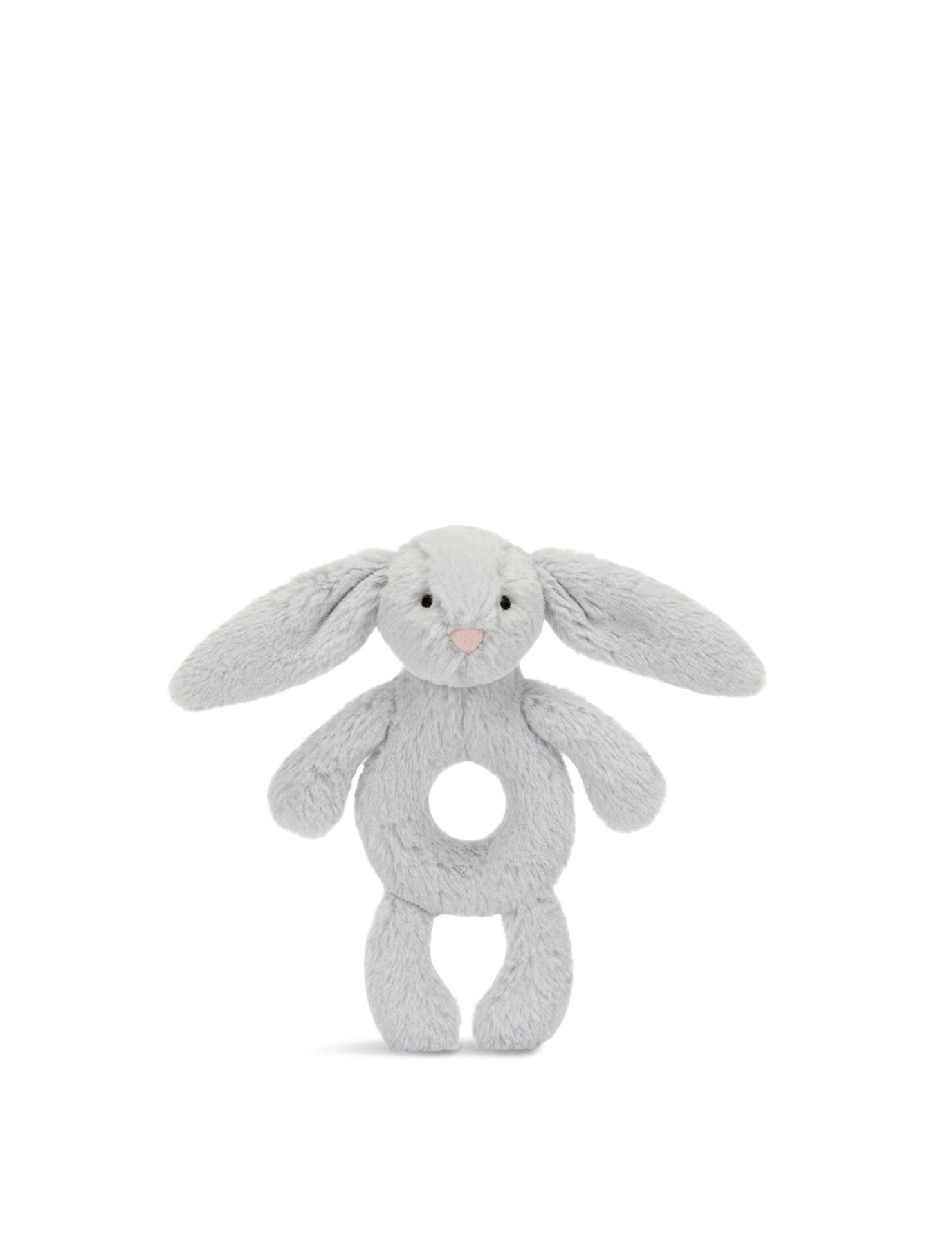 Bashful Silver Bunny Ring Rattle