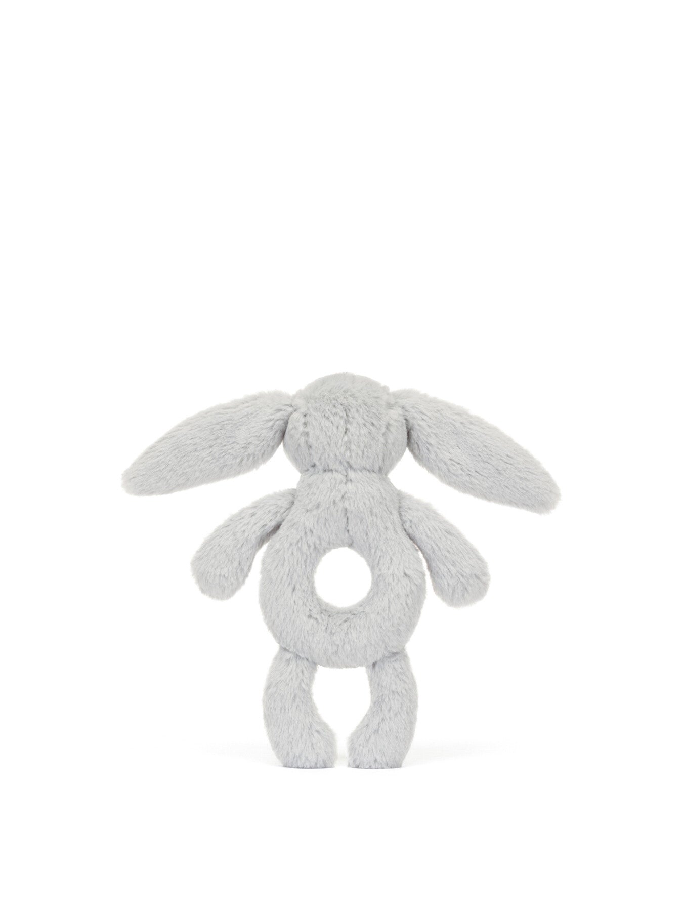Bashful Silver Bunny Ring Rattle