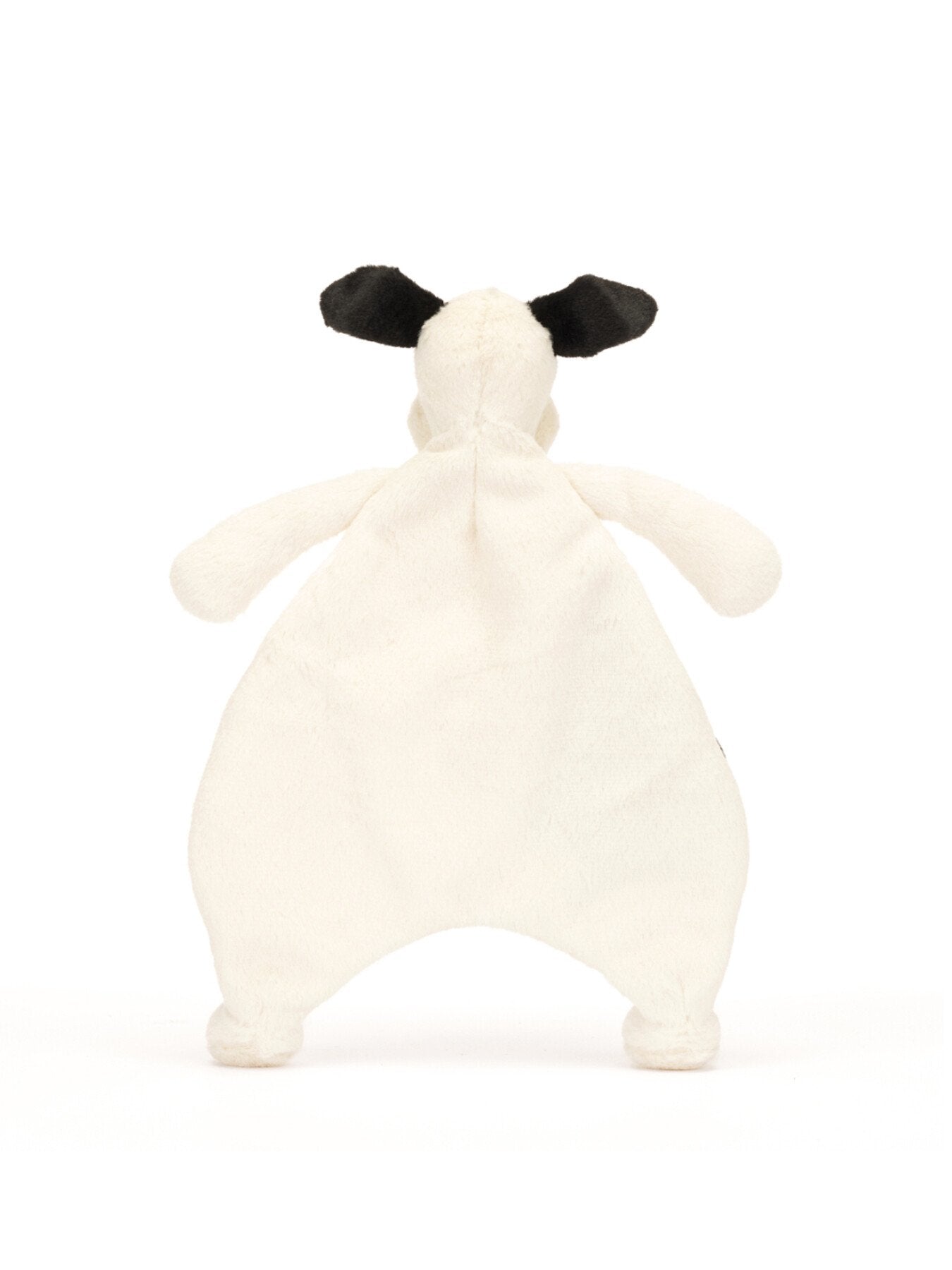 Bashful Black Cream Puppy Comforter