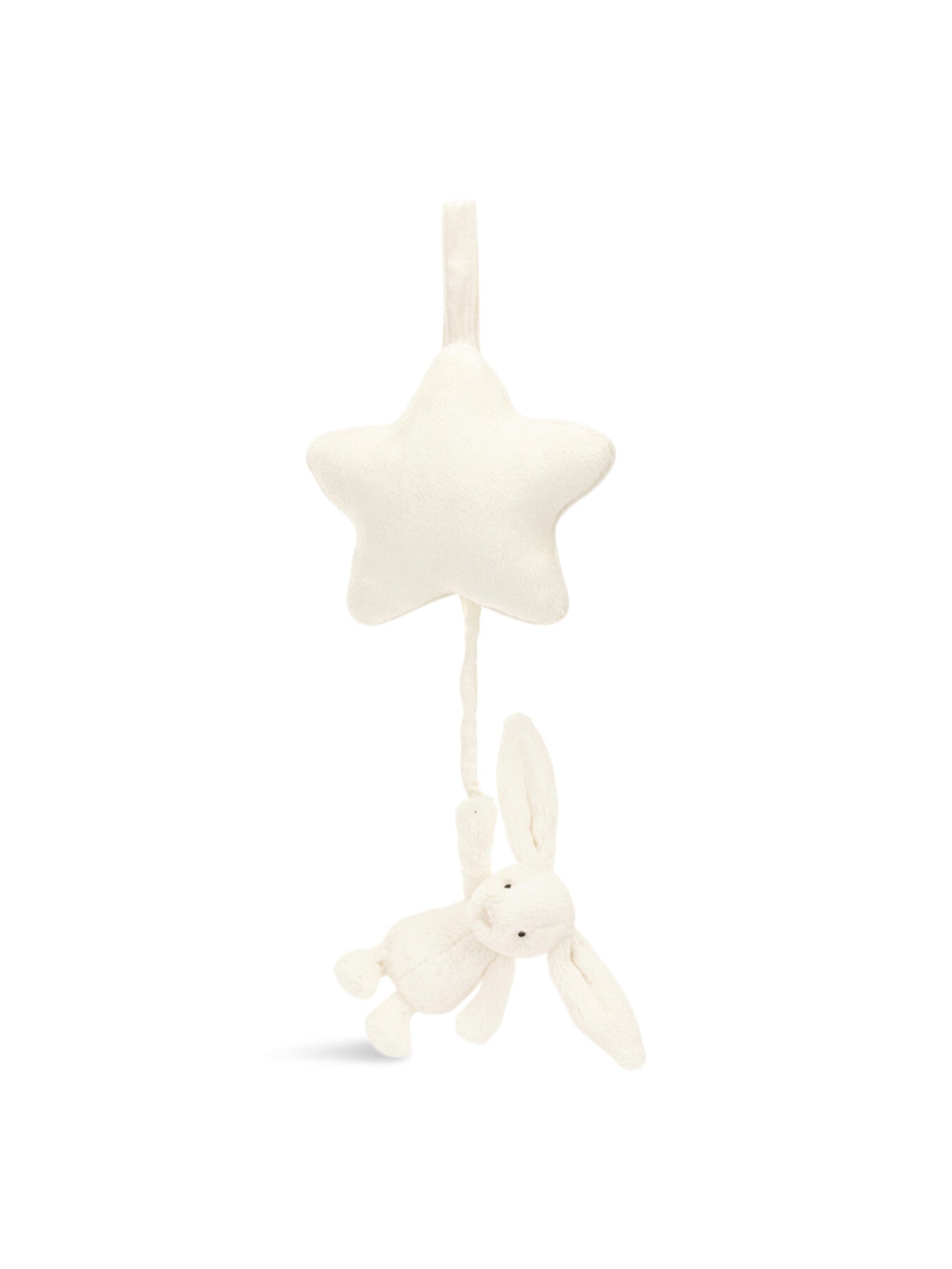 Bashful Cream Bunny Musical Pull