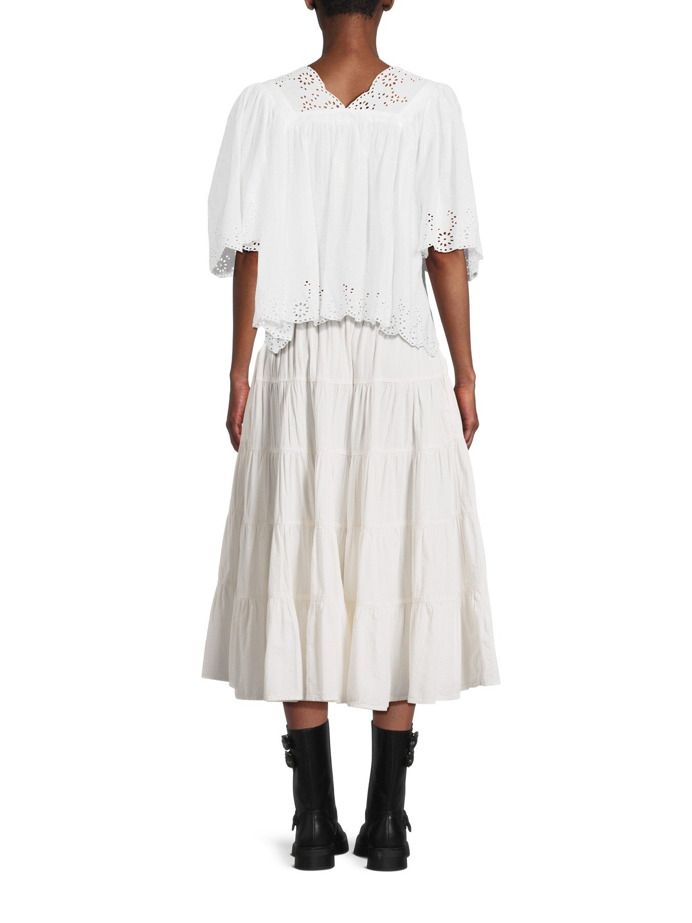 Costa Eyelet Top