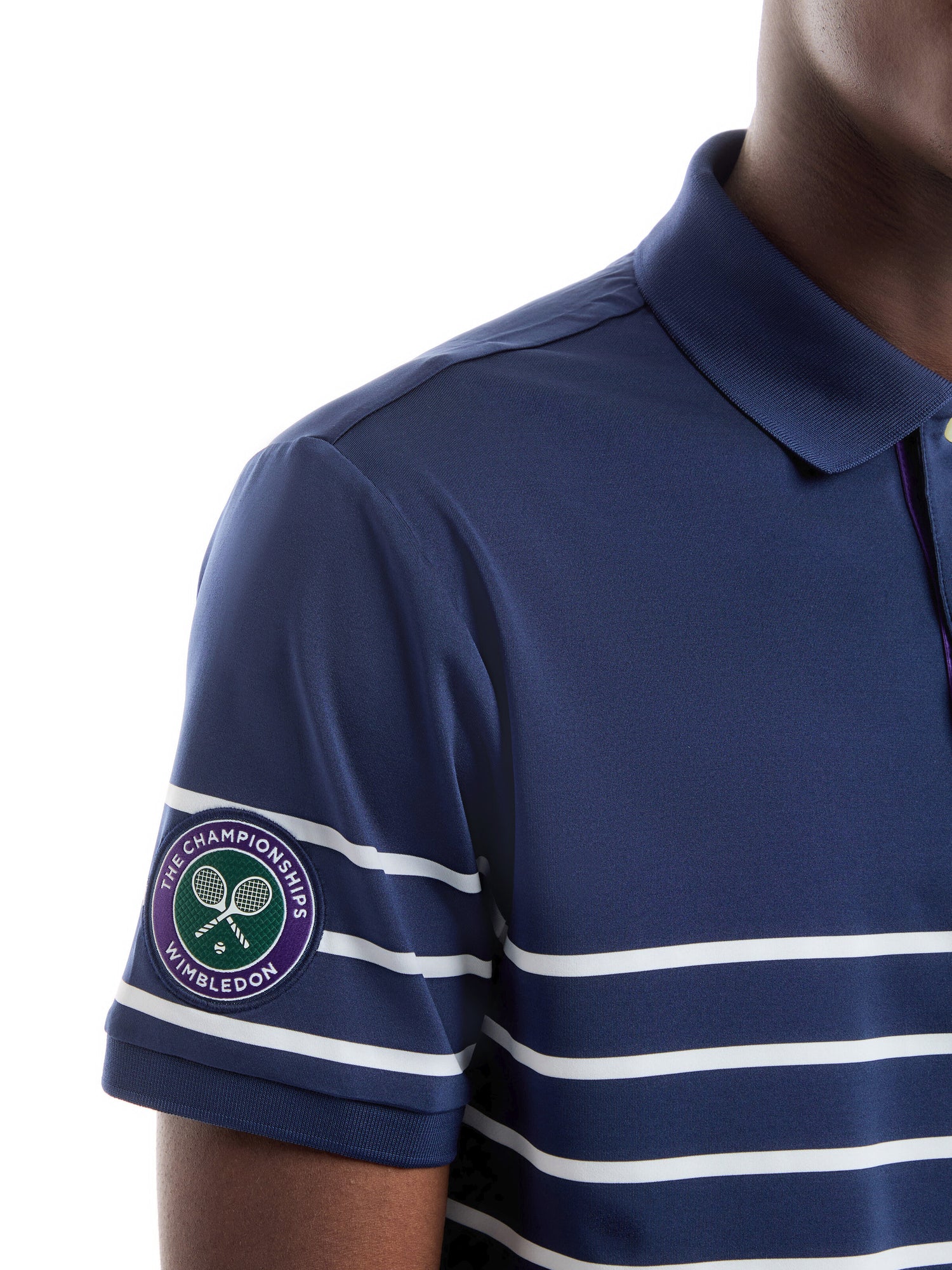 Wimbledon Stripe BPP Polo Top