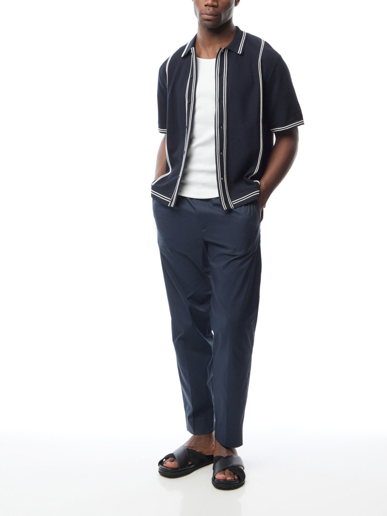 Minori Shirt Milano Stitch Navy