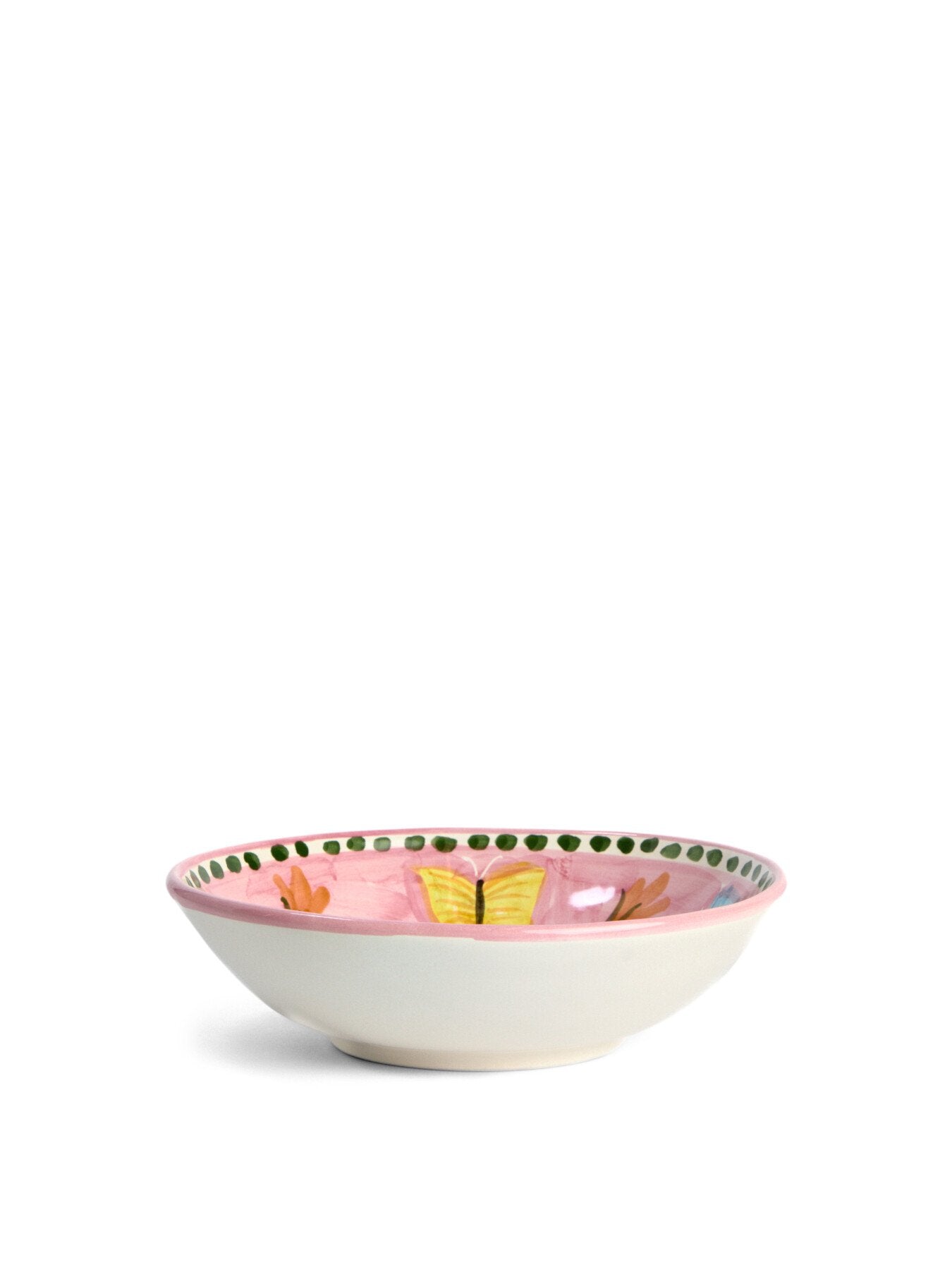 Materia Decorated Butterfly Soup Plate