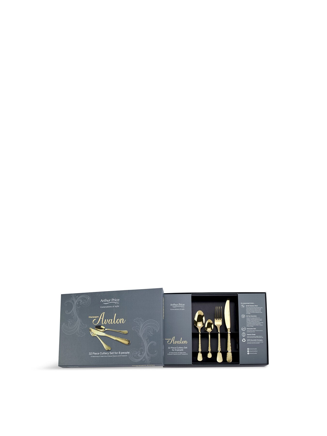 Avalon 32 Piece 8 Person Cutlery Set