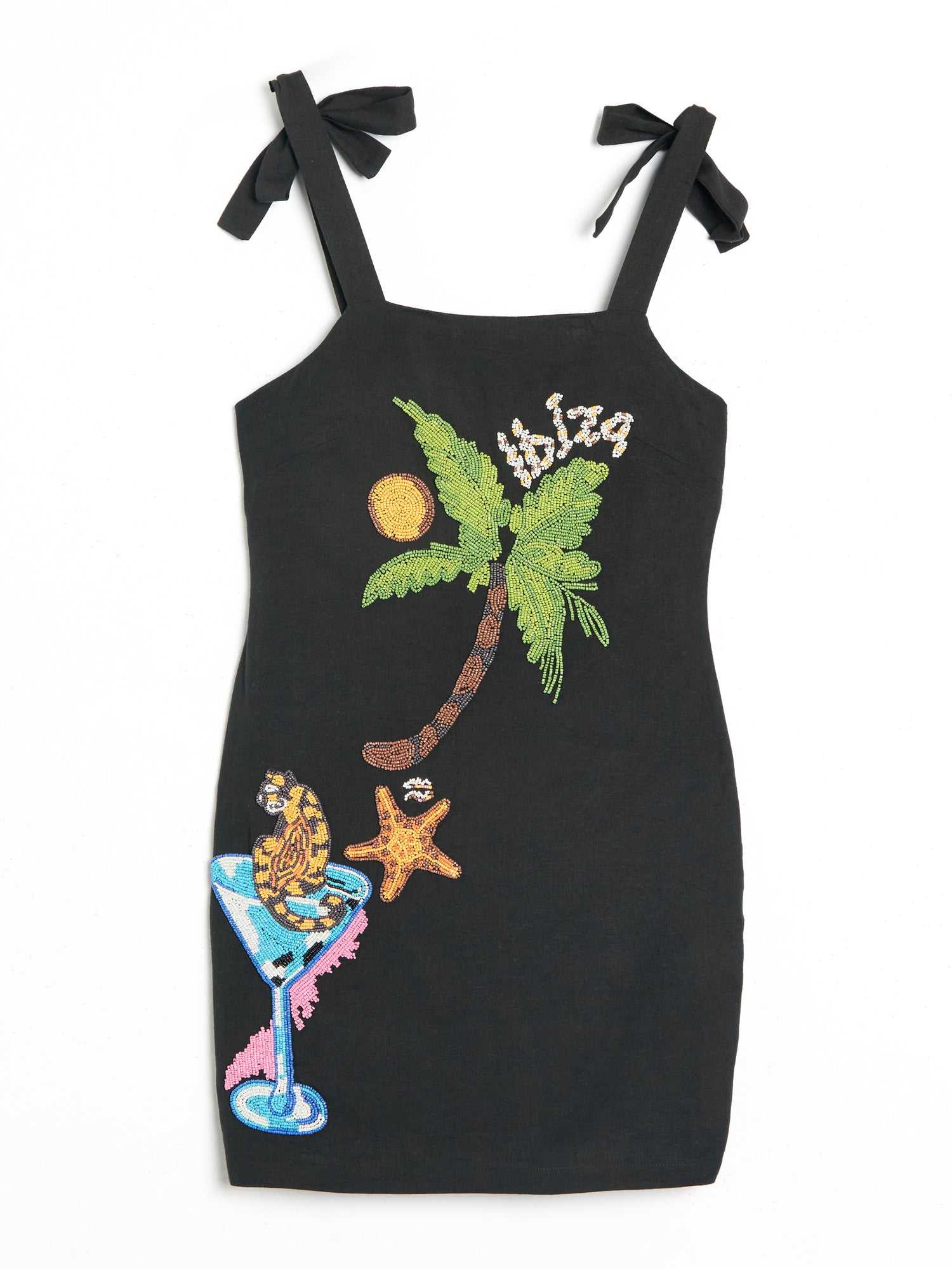 Black Ibiza Catalina Mini Dress