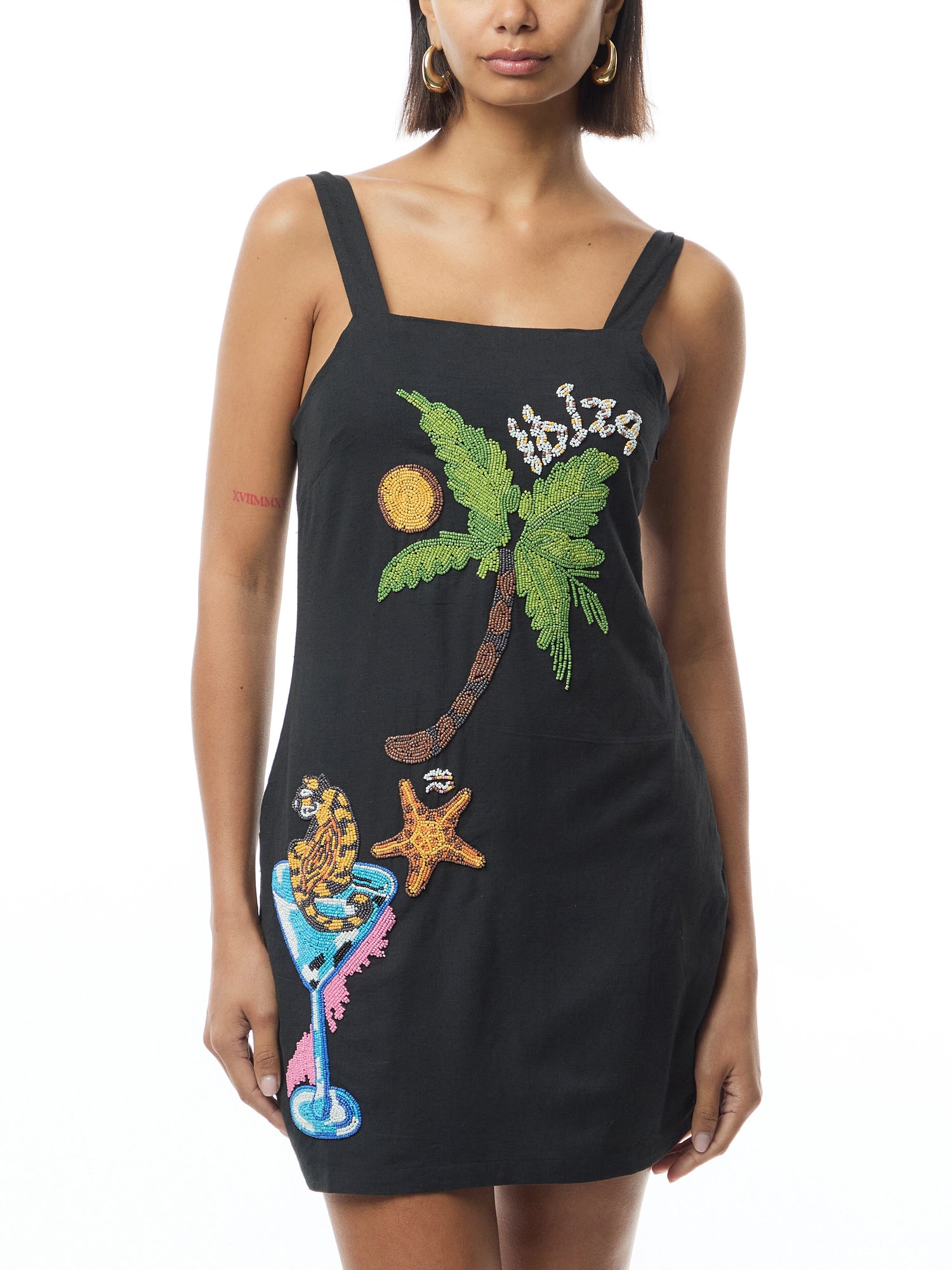 Black Ibiza Catalina Mini Dress