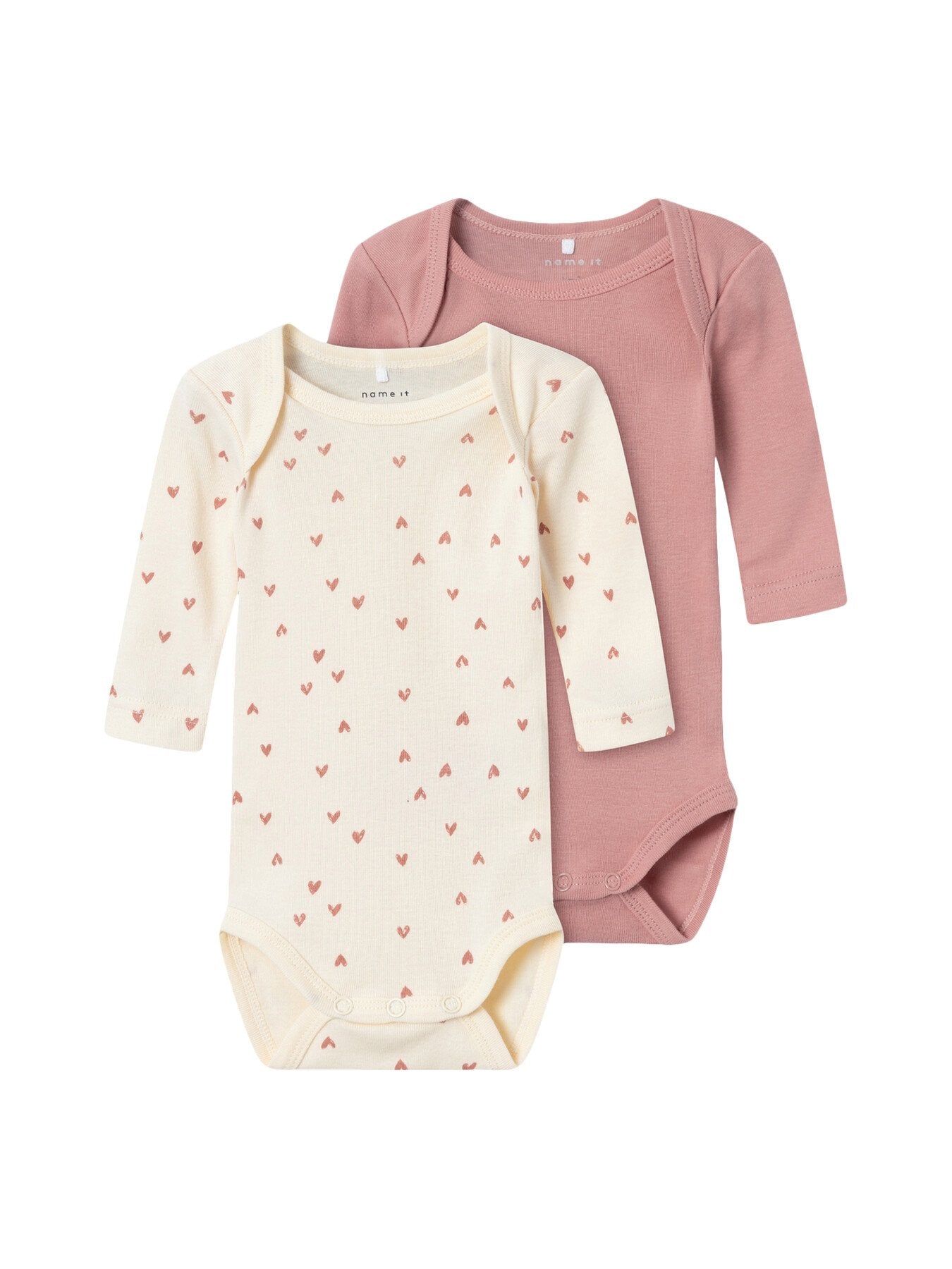NBFBODY 2P LS BUTTERCREAM HEARTS NOOS
