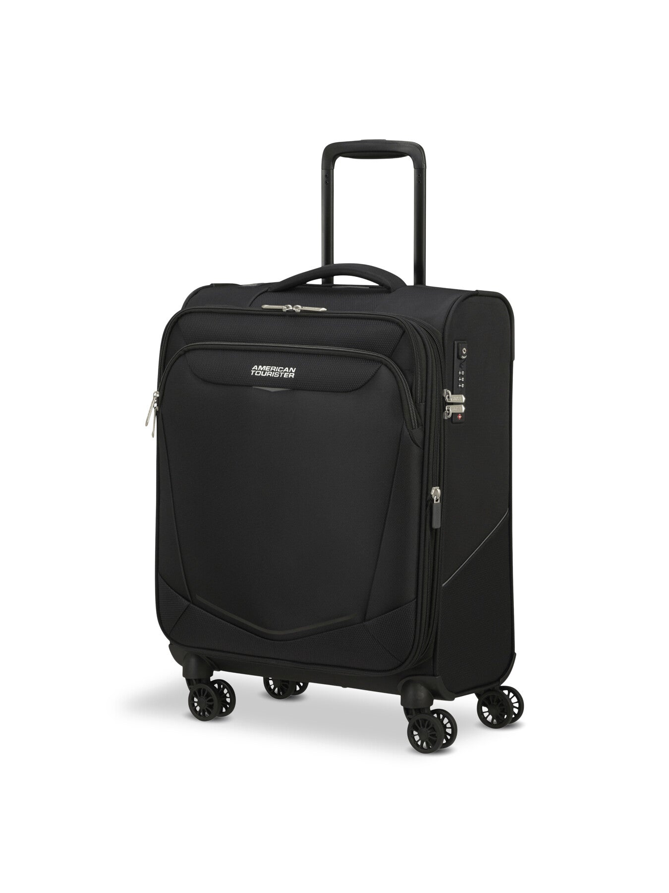 Summerride Suitcase S Exp Black 55 cm