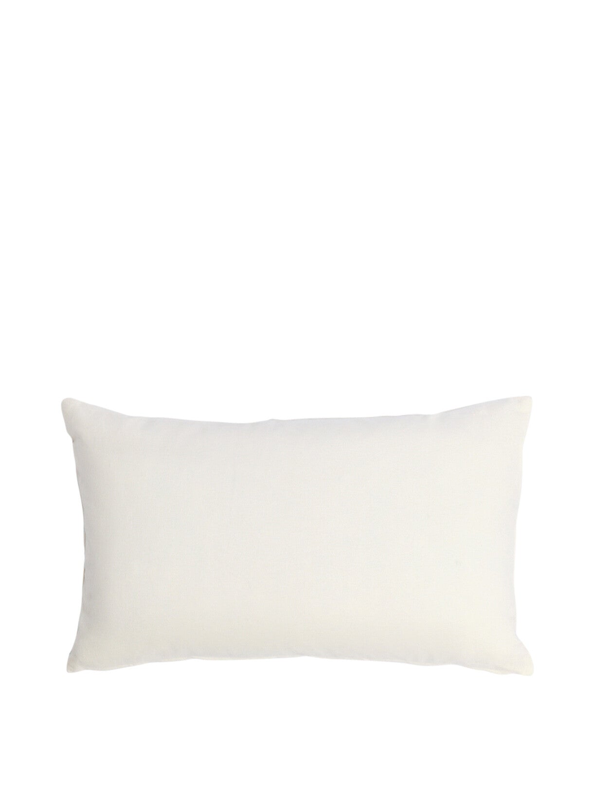 Blue and White Ikat Cotton Filled Cushion