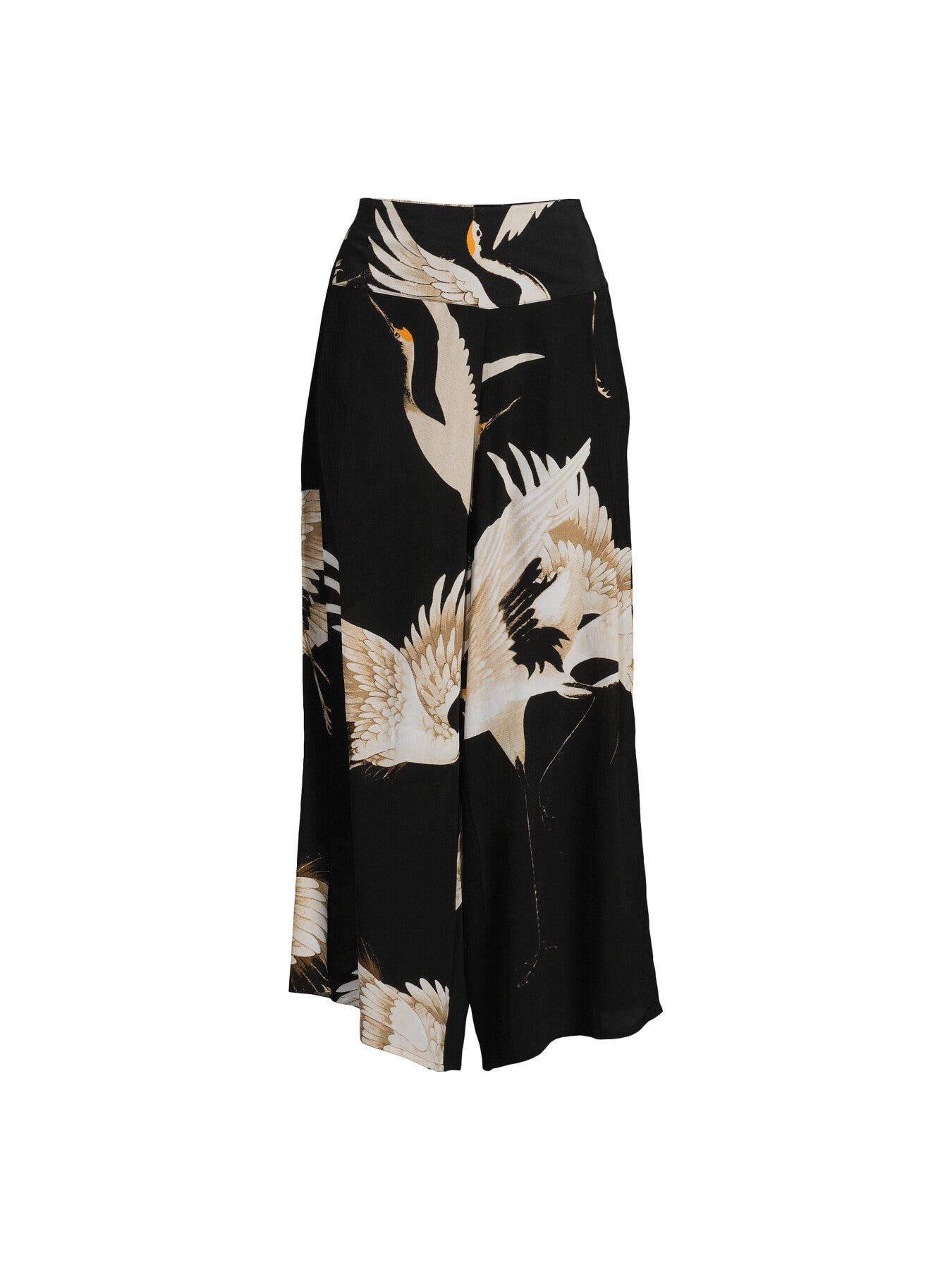 Stork Black Crepe Palazzo Pant