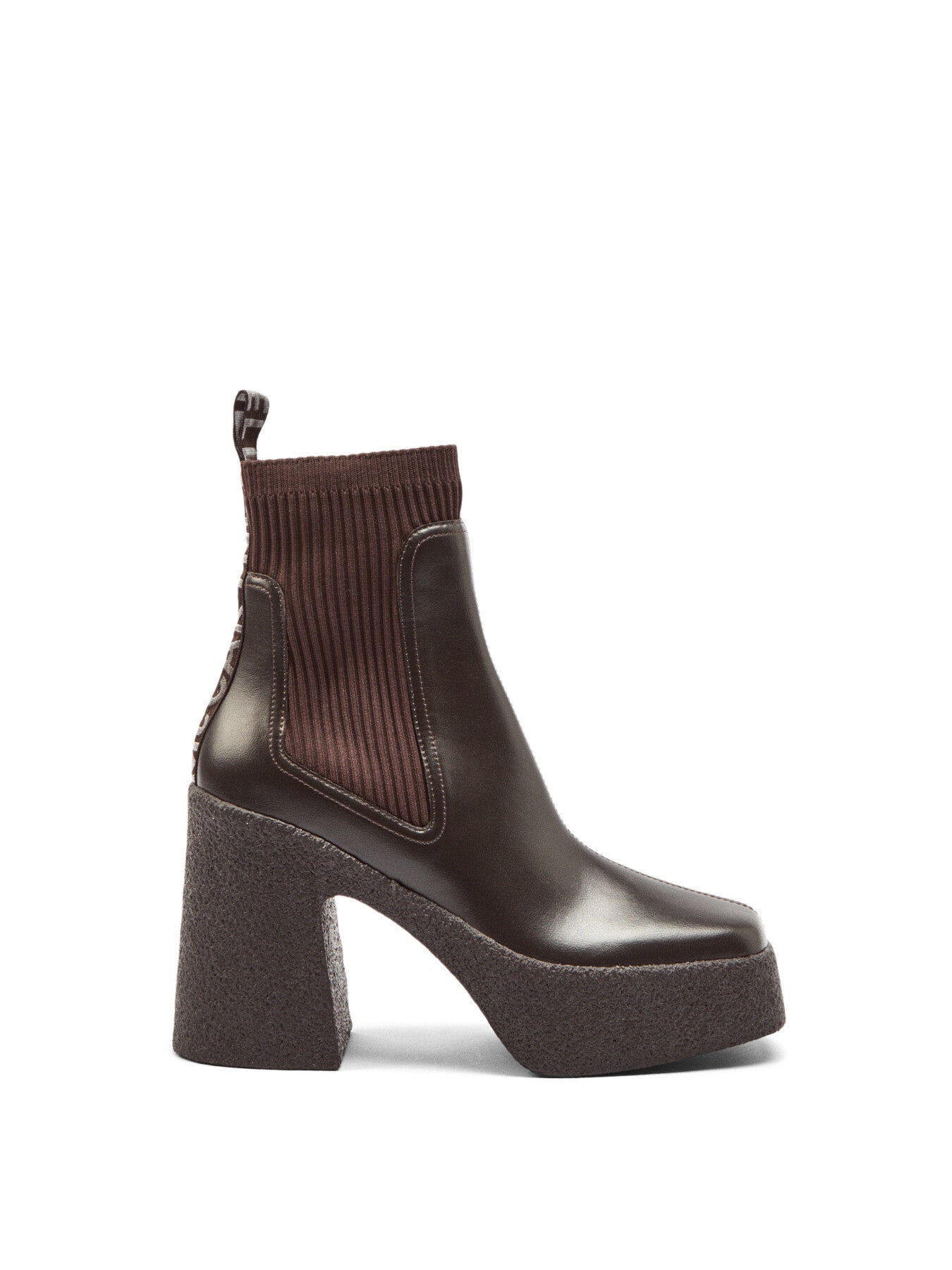 Skyla Stretch Alter Mat Chunky Ankle Boots