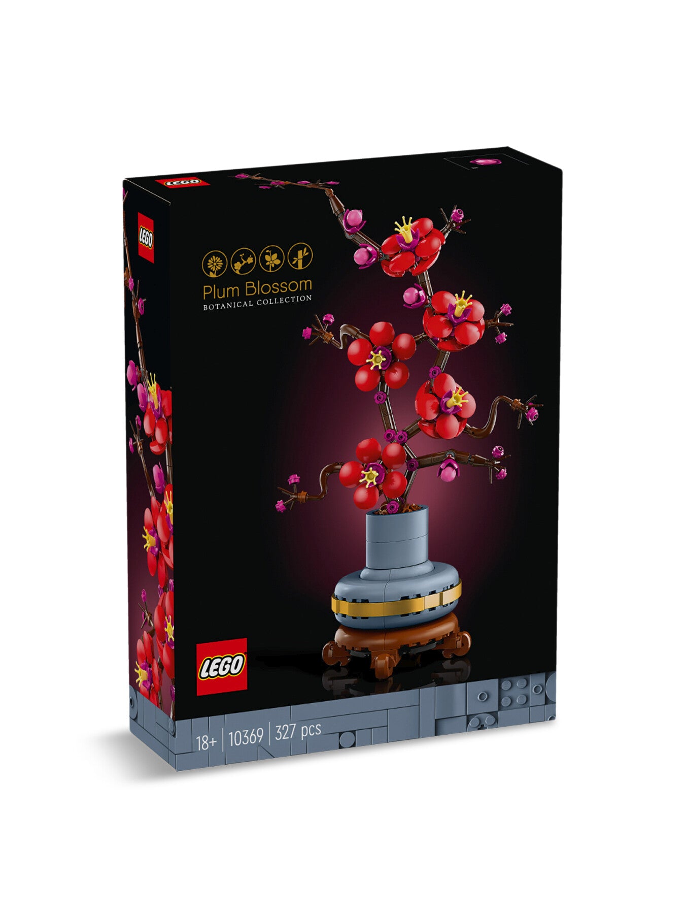 Icons Plum Blossom Flower Home Decor Set