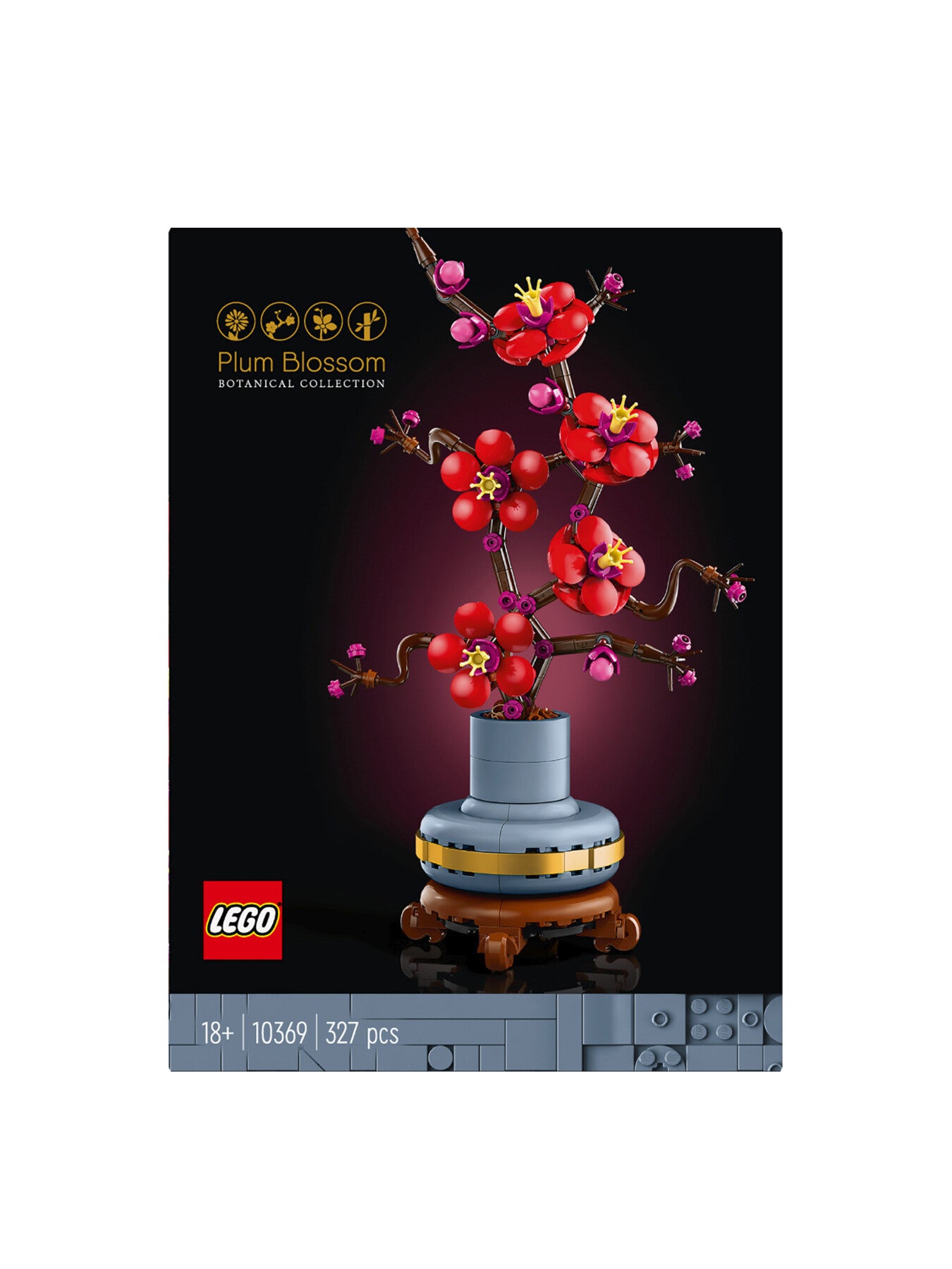 Icons Plum Blossom Flower Home Decor Set