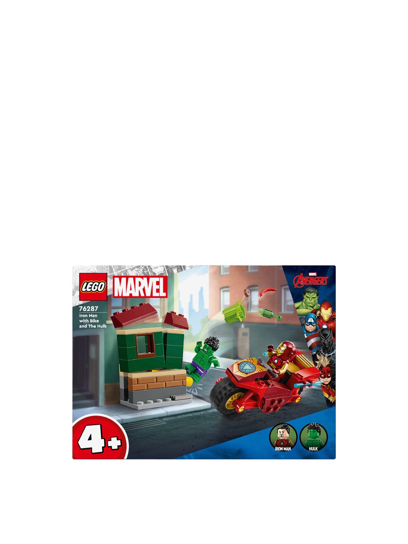 Marvel Iron Man with Bike and The Hulk